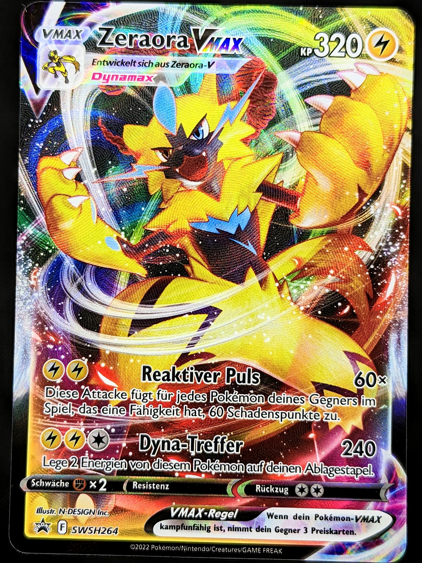 Zeraora VMax Promo SWSH264 DE