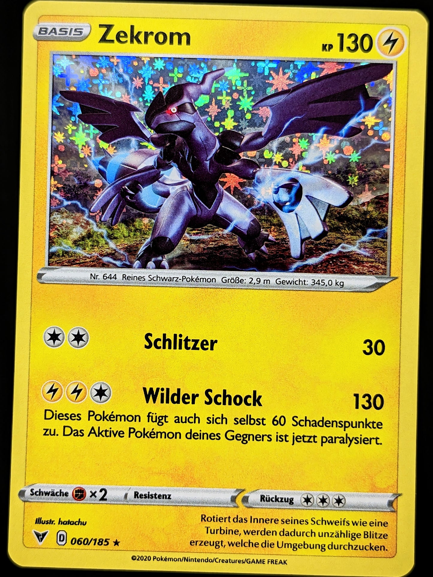 Zekrom Holo 060/185 DE