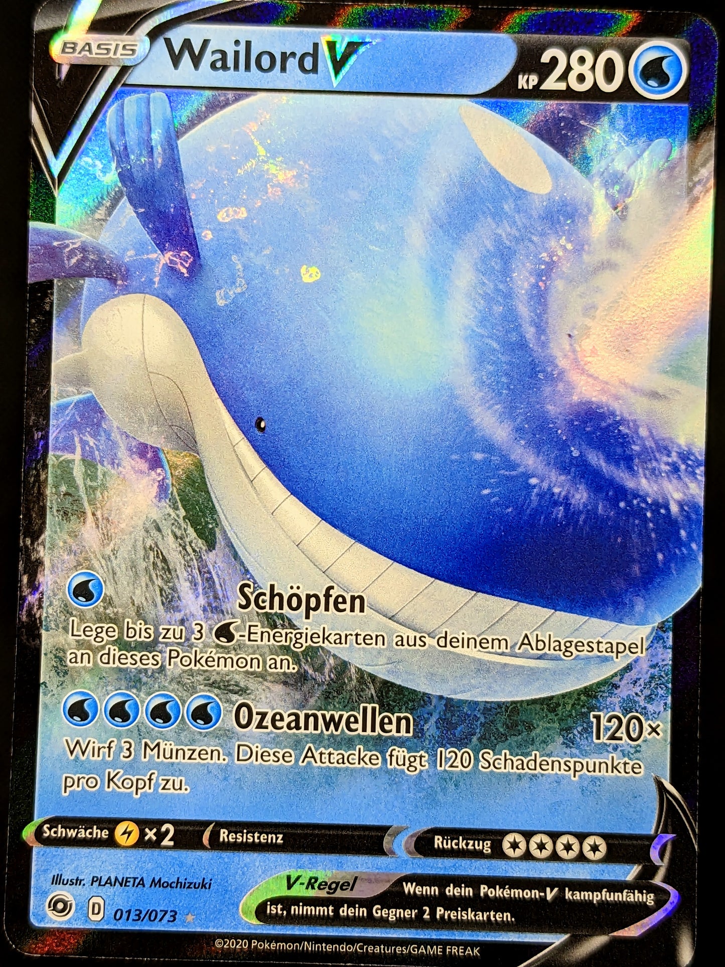 Wailord V 013/073 DE