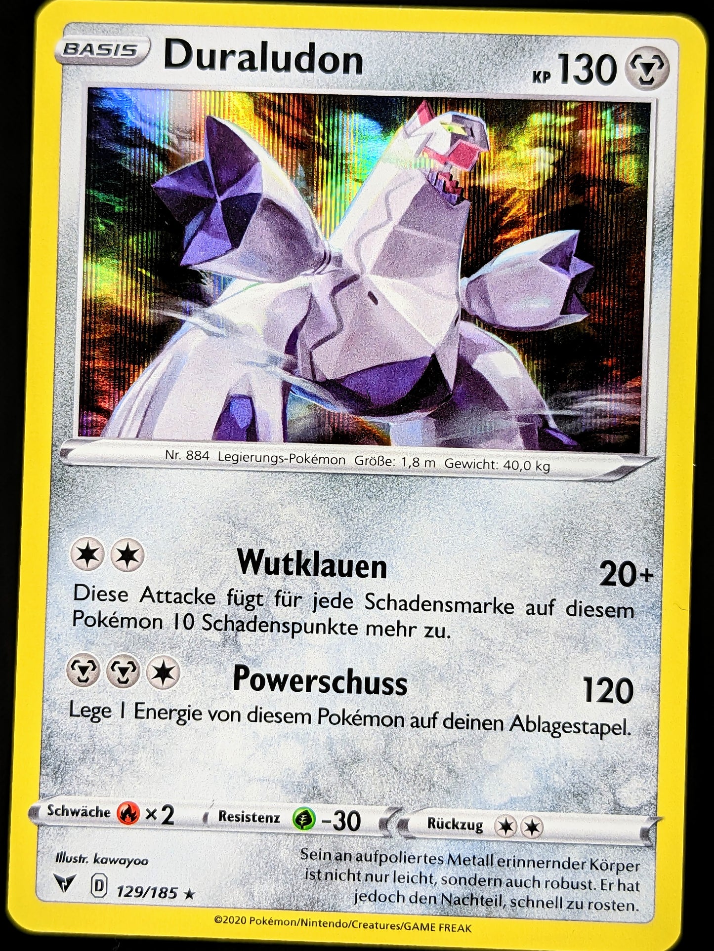 Duraludon Holo 129/185 DE