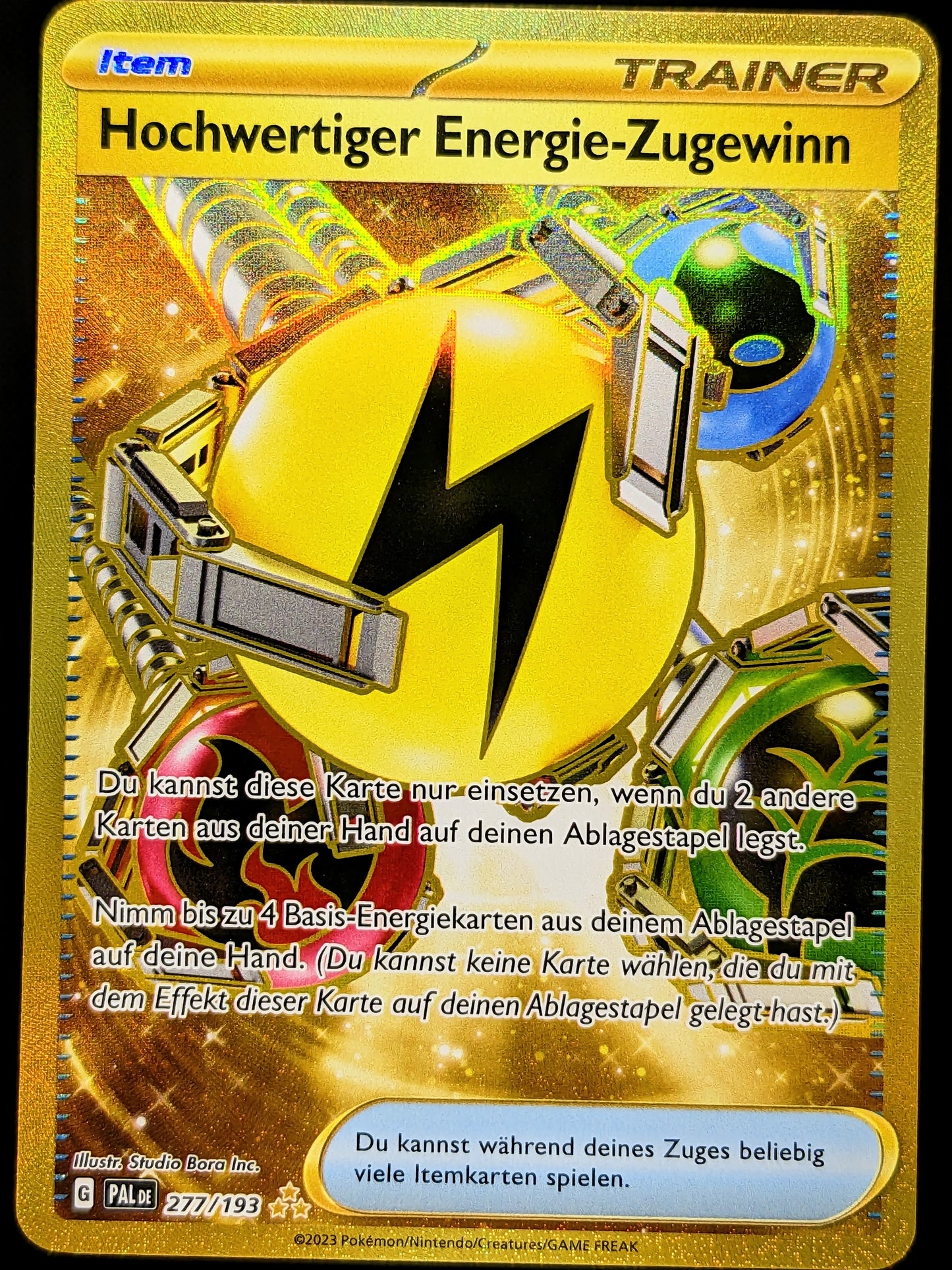 Hochwertiger Energie-Zugewinn Gold 277/193 DE