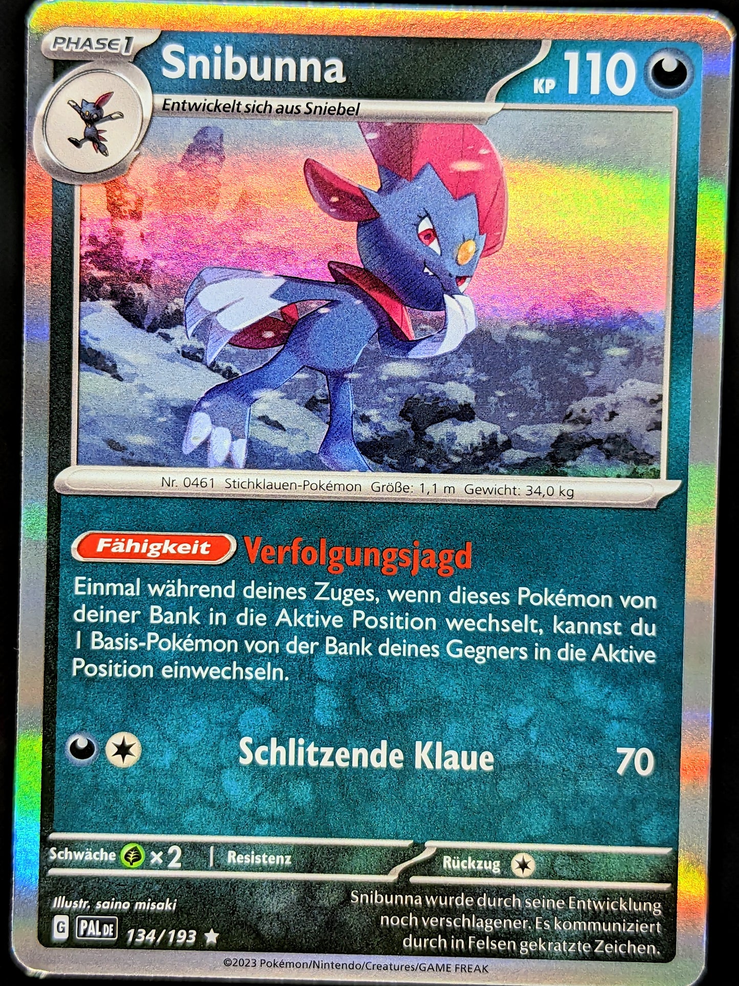 Snibunna Holo 134/193 DE