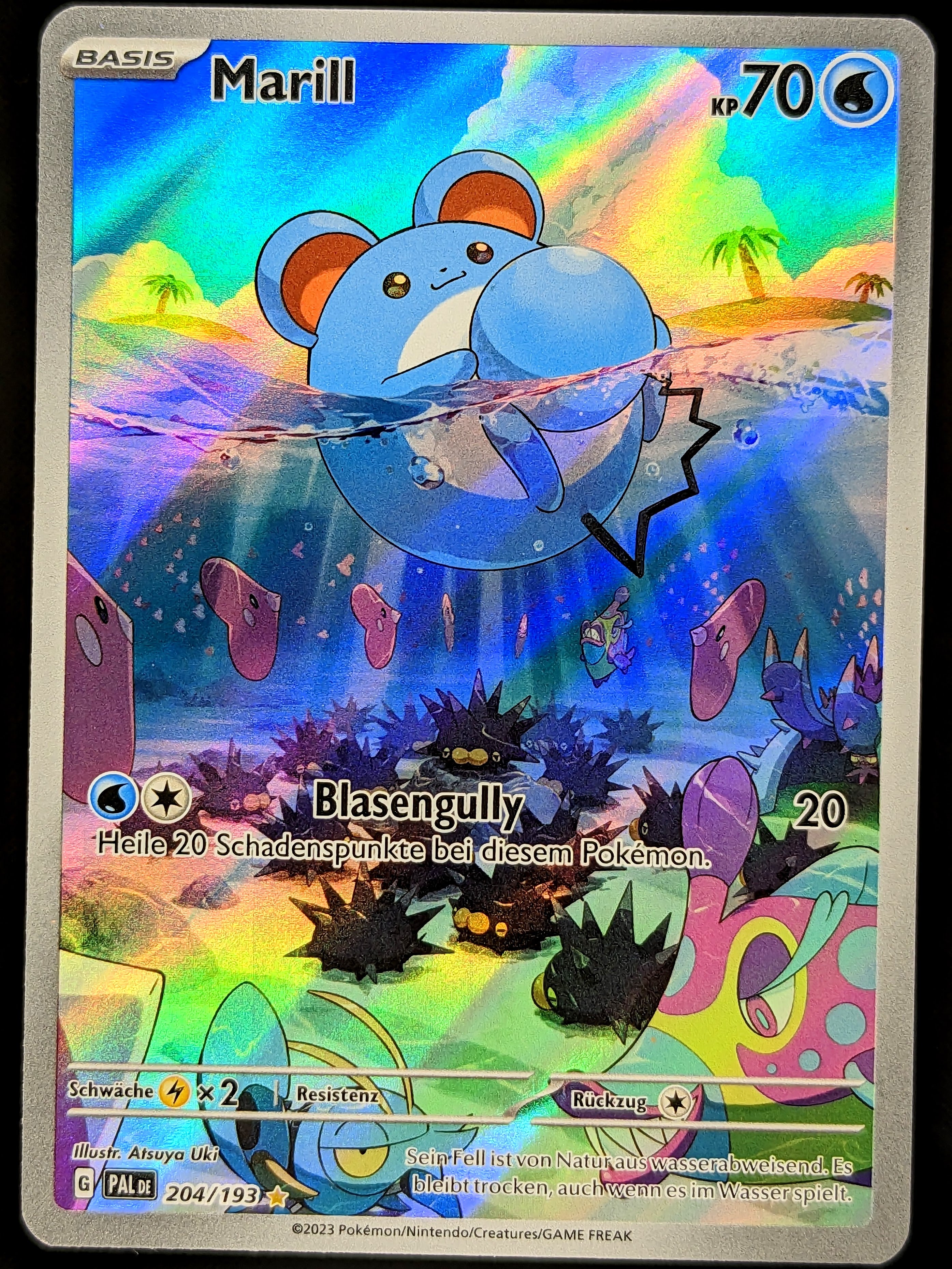 marill full art pokemon card Marill Illustration Rare 204/193 DE – Deckshop.de