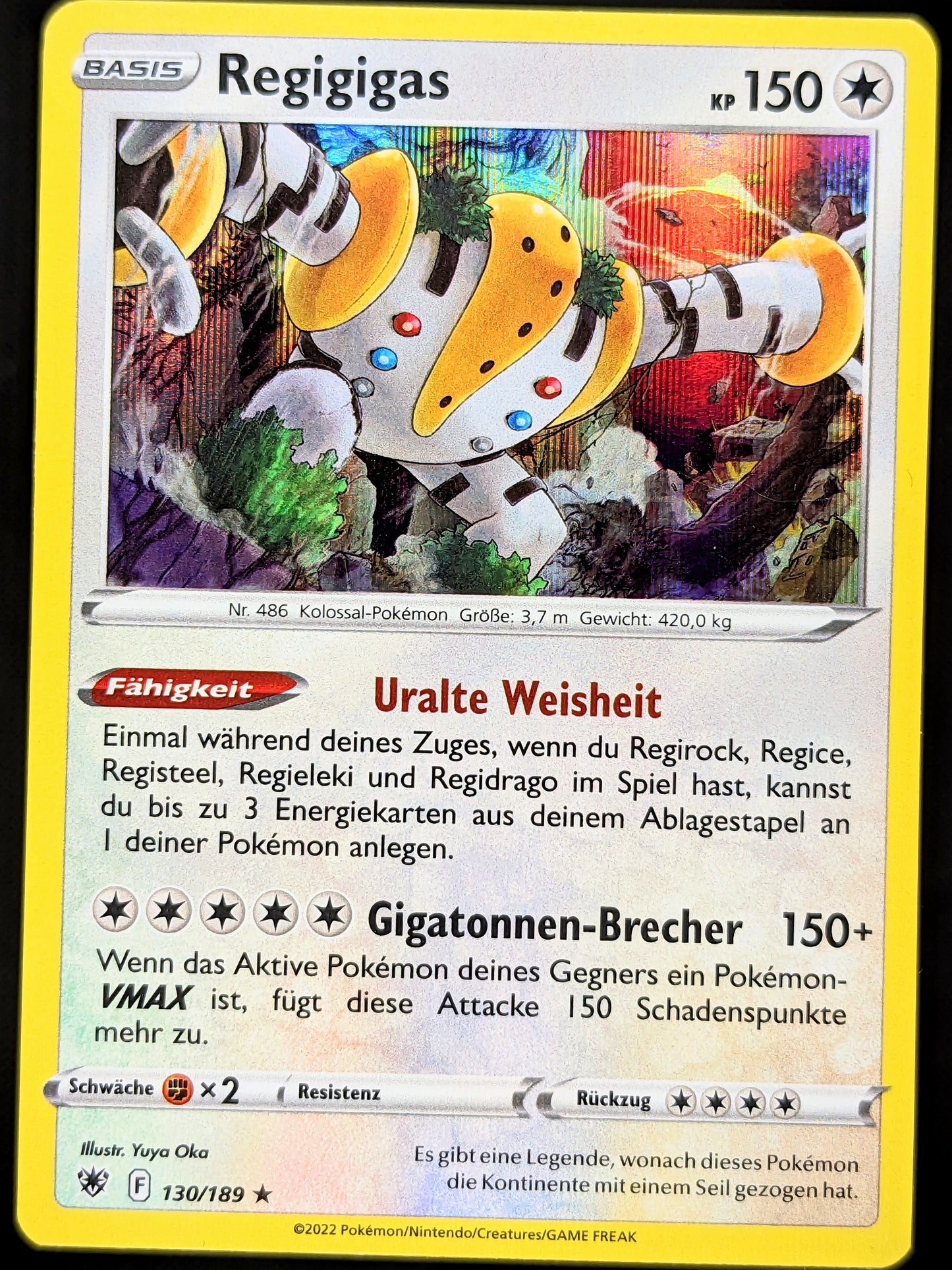 Regigigas Holo 130/189 DE