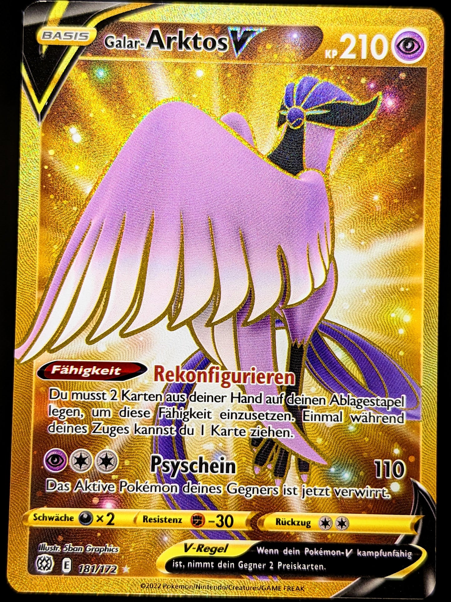 Galar-Arktos V Gold 181/172 DE