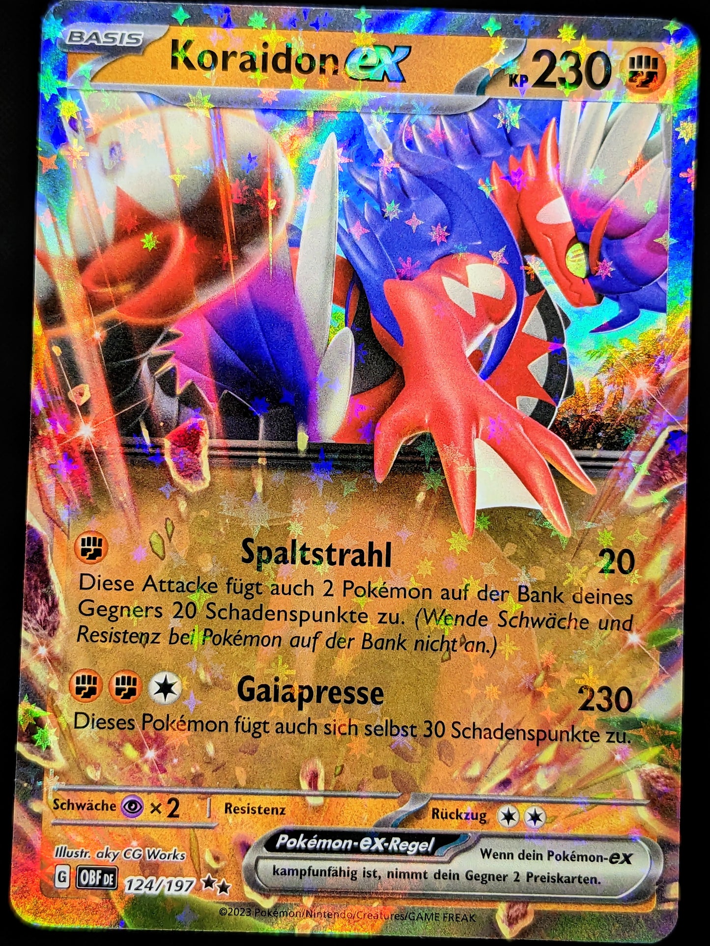 Koraidon Ex 124/197 DE