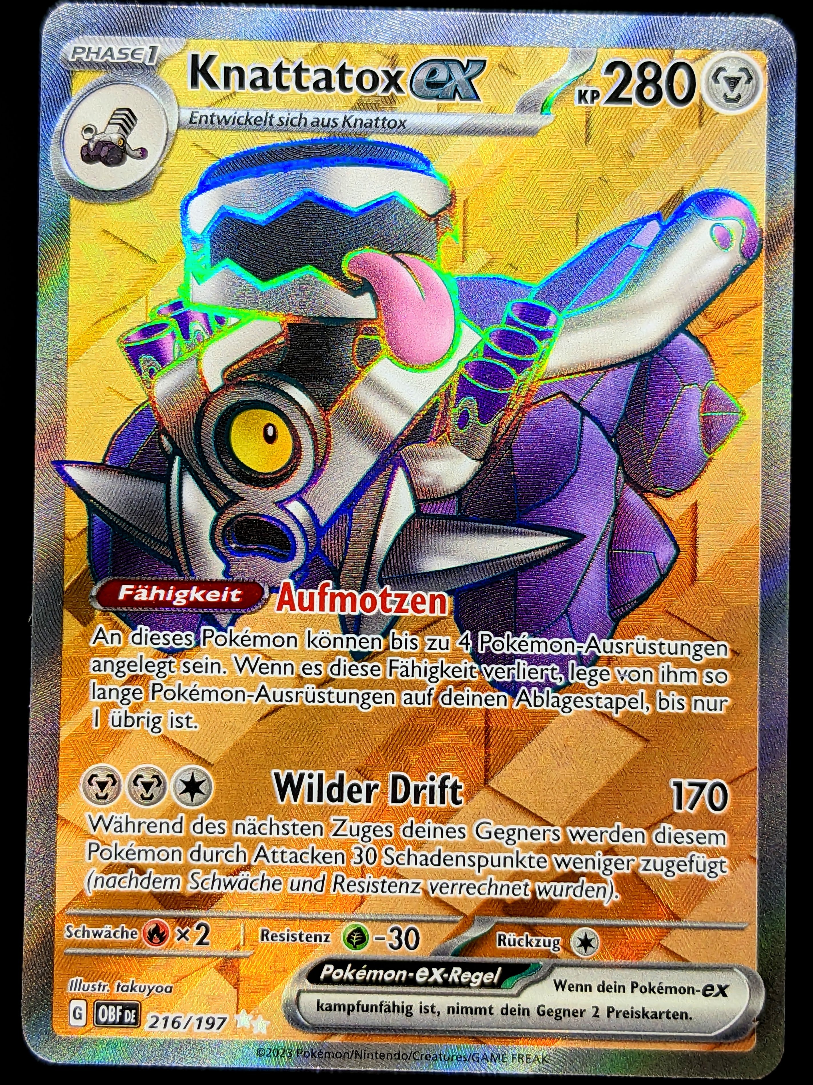 216 197 pokemon card Knattatox Ex Full Art 216/197 DE – Deckshop.de