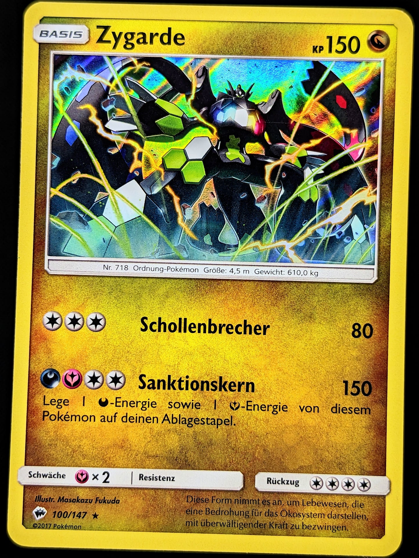 Zygarde Holo 100/147 DE