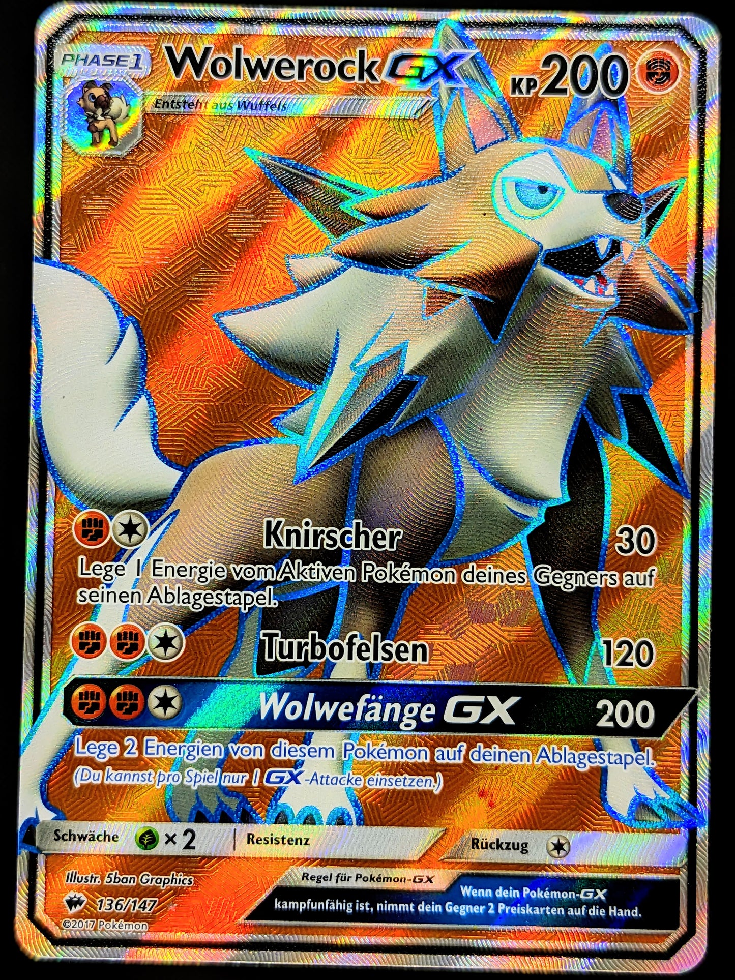 Wolwerock GX Full Art 136/147 DE