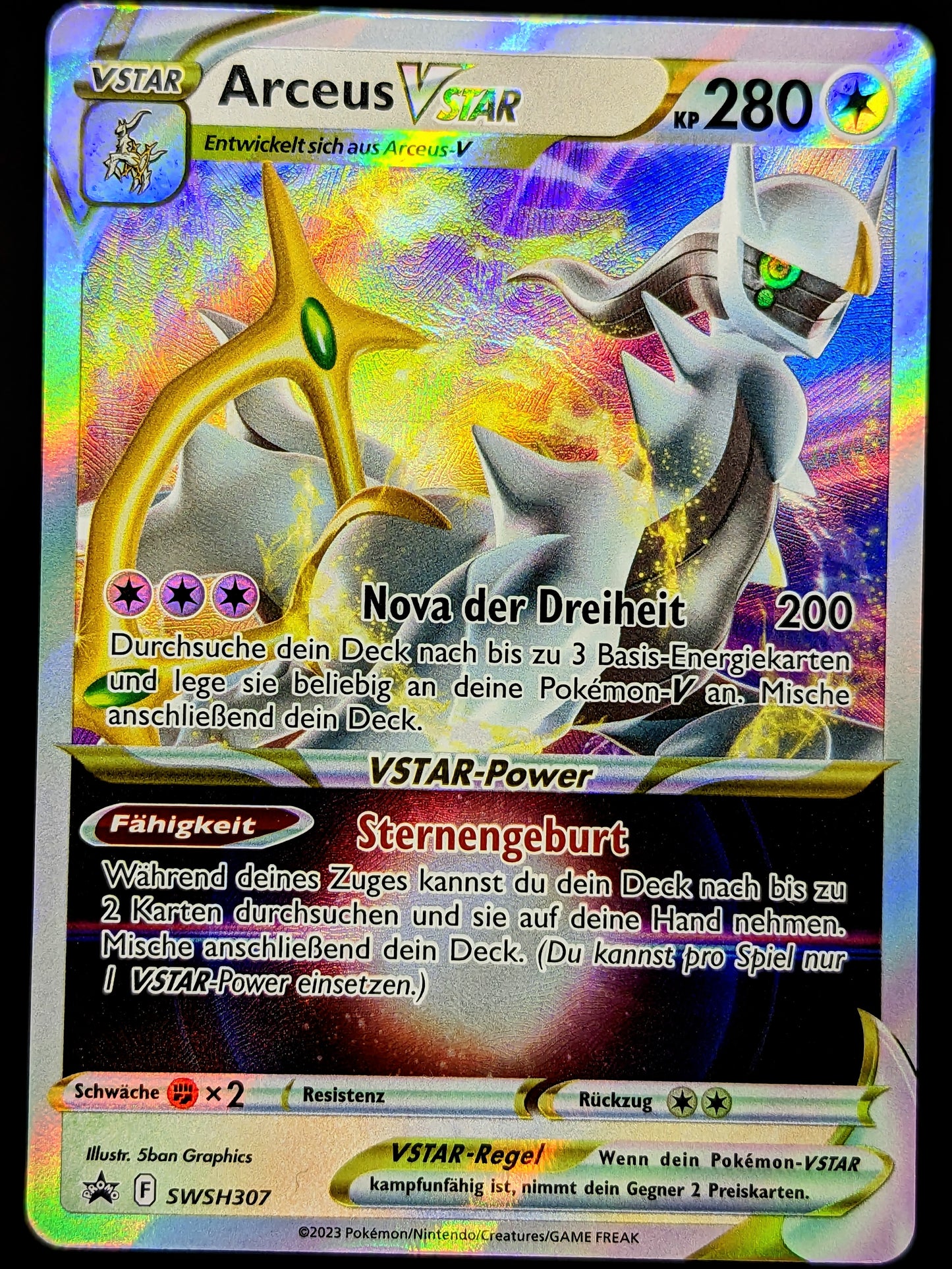 Arceus VStar Promo SWSH307 DE