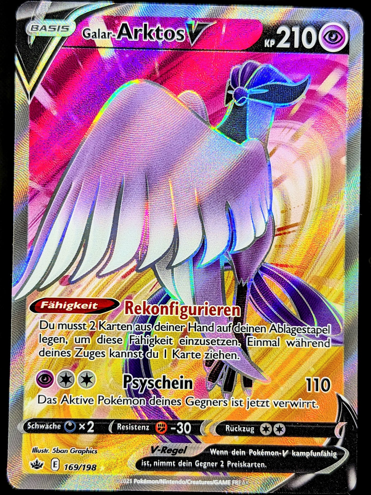 Galar-Arktos V Full Art 169/198 DE