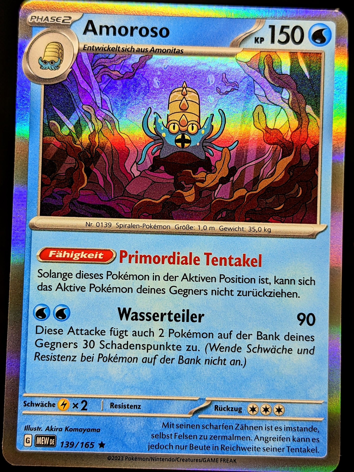 Amoroso Holo 139/165 DE