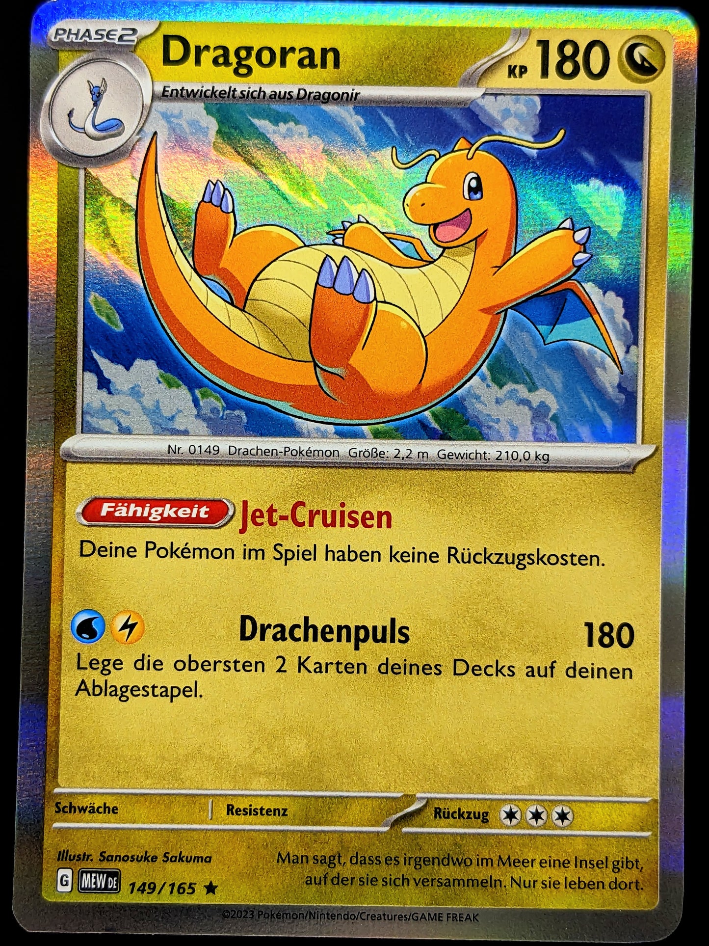 Dragoran Holo 149/165 DE
