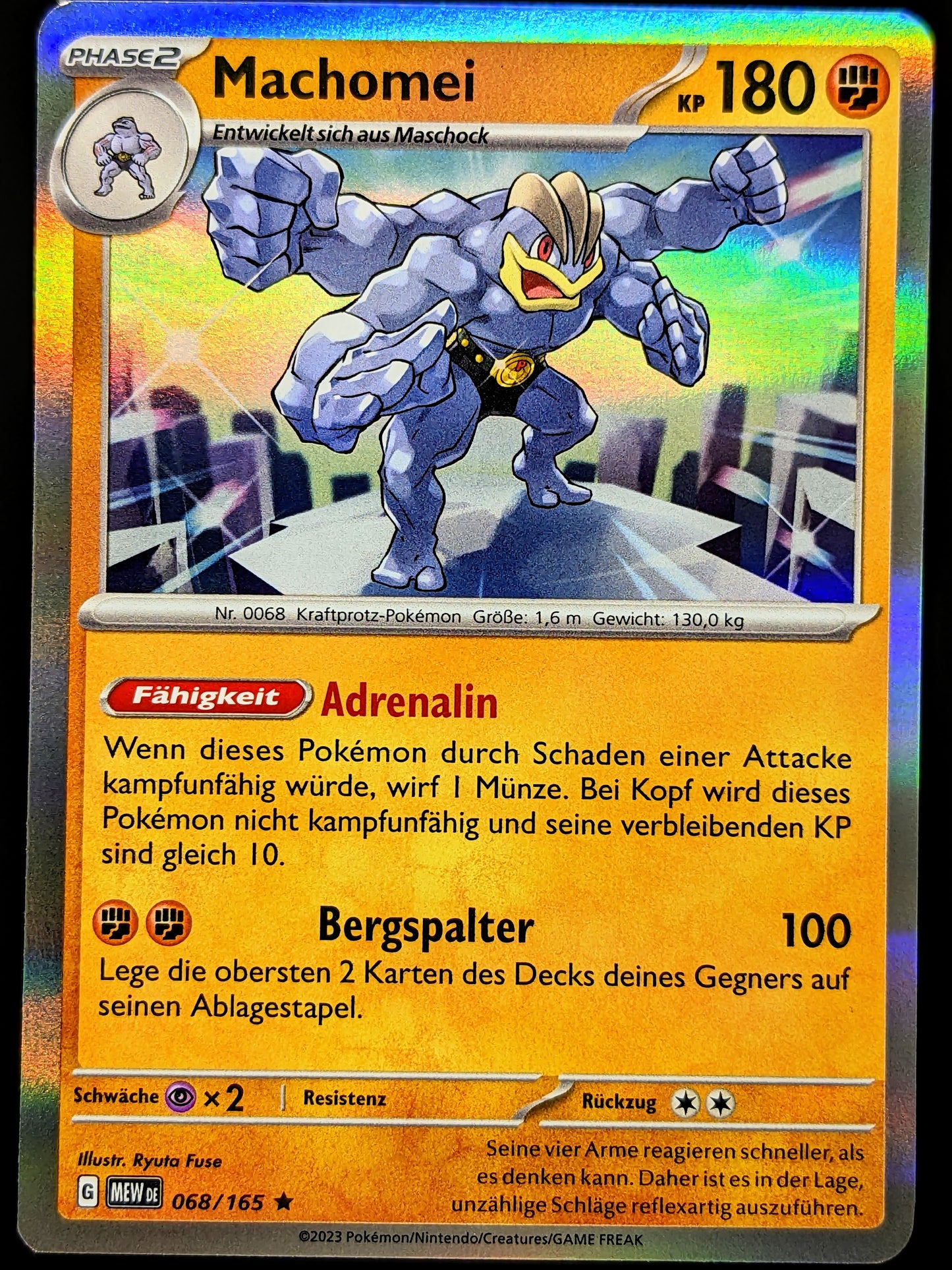 Machomei Holo 068/165 DE