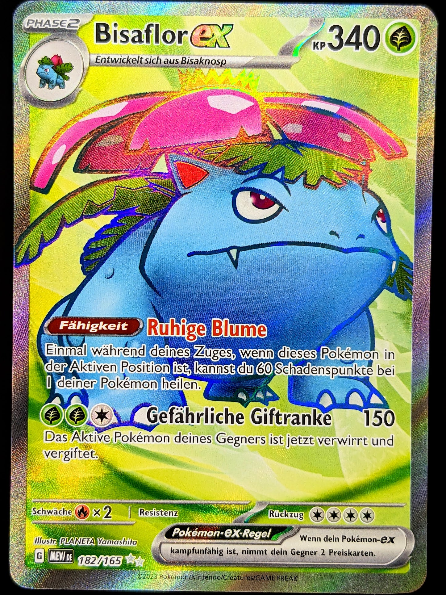 Bisaflor Ex Full Art 182/165 DE