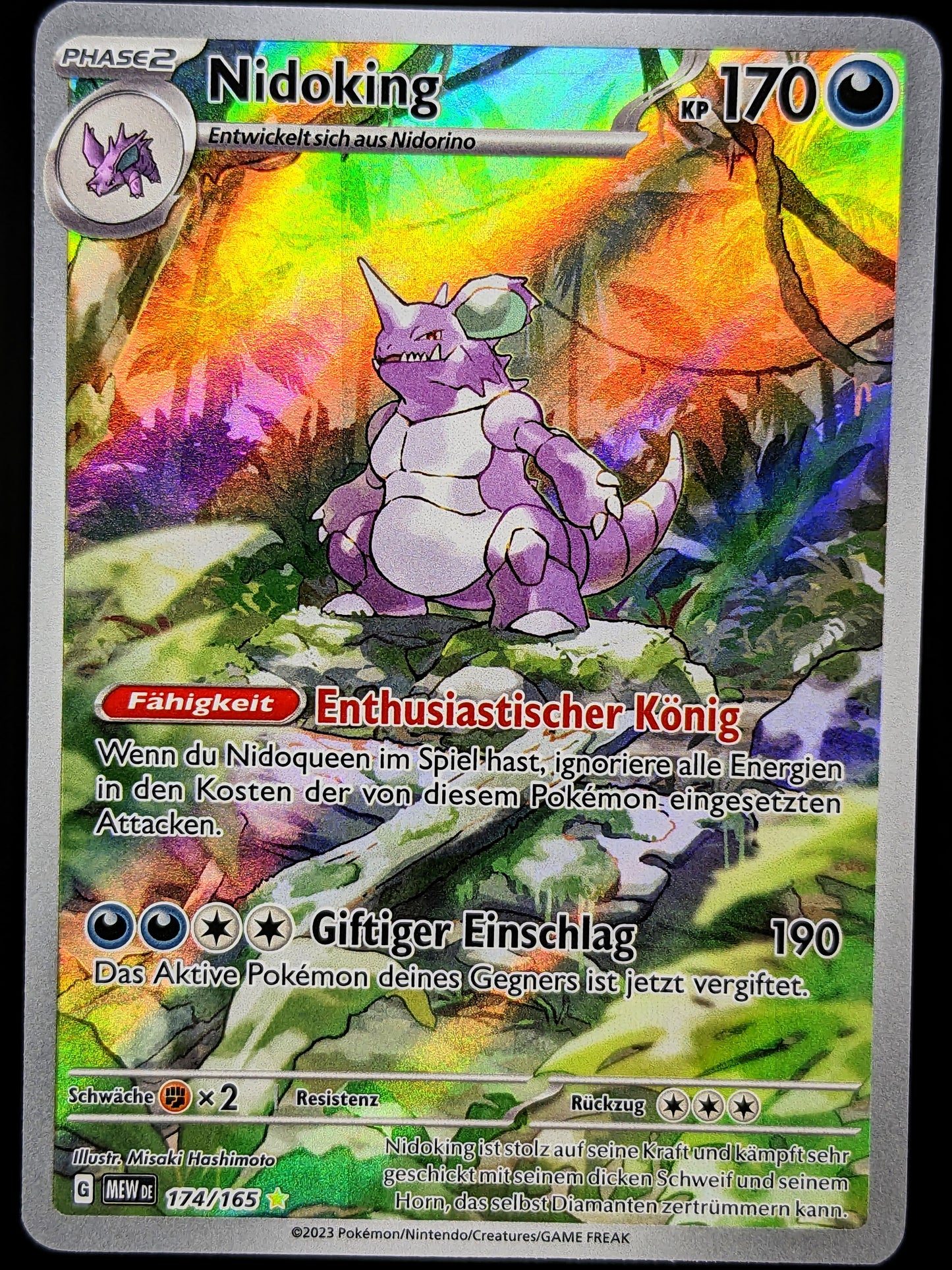 Nidoking 174/165 Illustration Rare DE