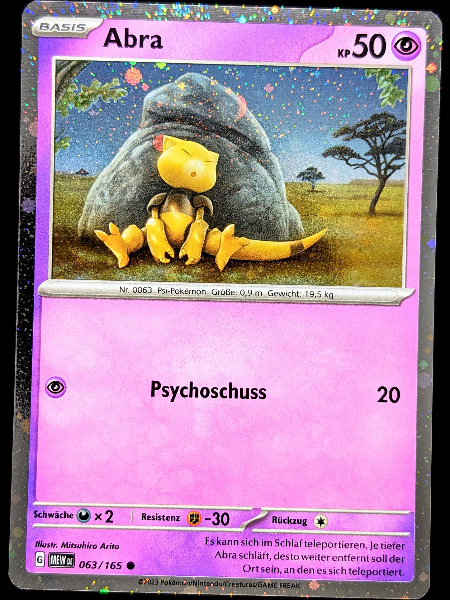 Abra Holo 063/165 DE