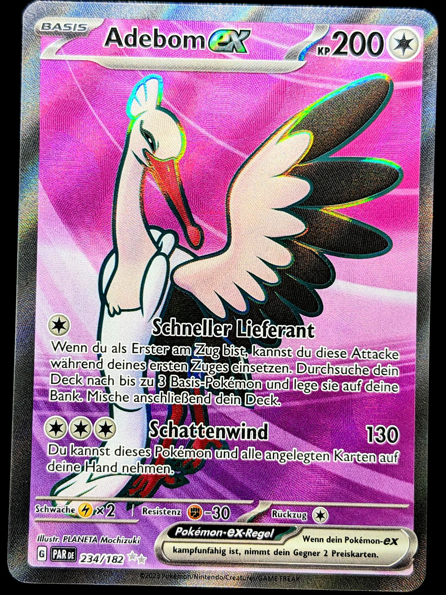 Adebom Ex Full Art 234/182 DE