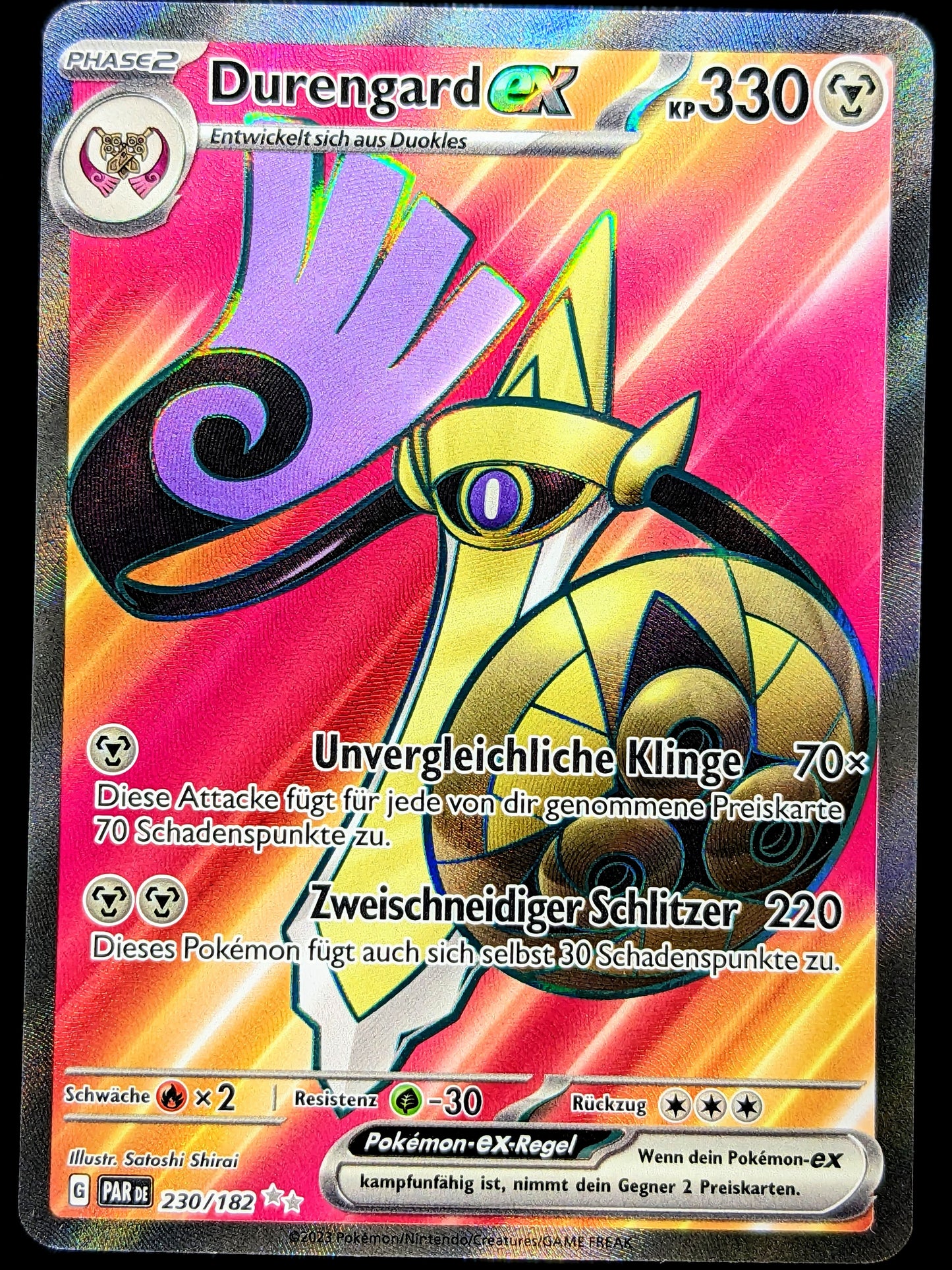 Durengard Ex Full Art 230/182 DE