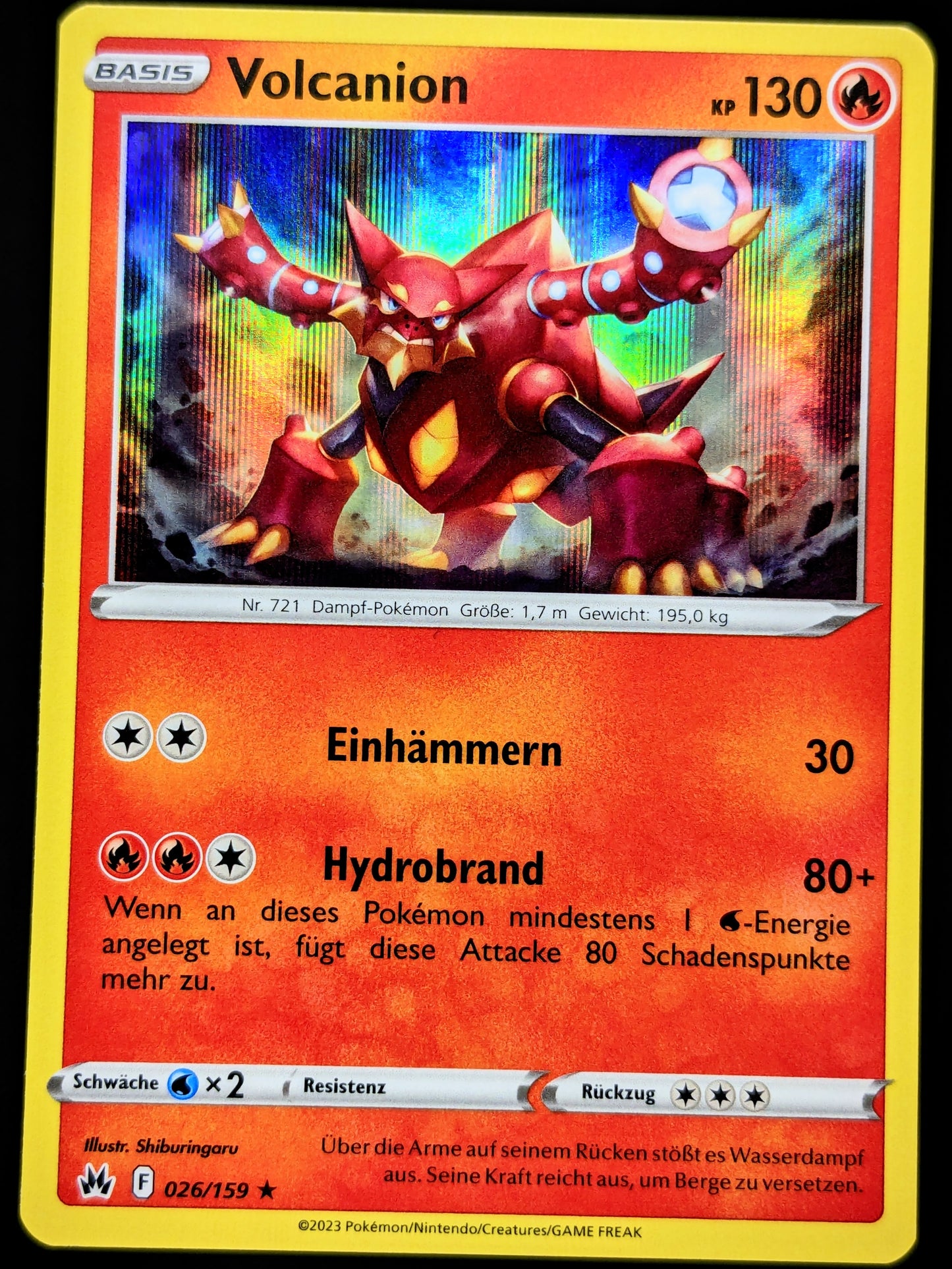 Volcanion Holo 026/159 DE