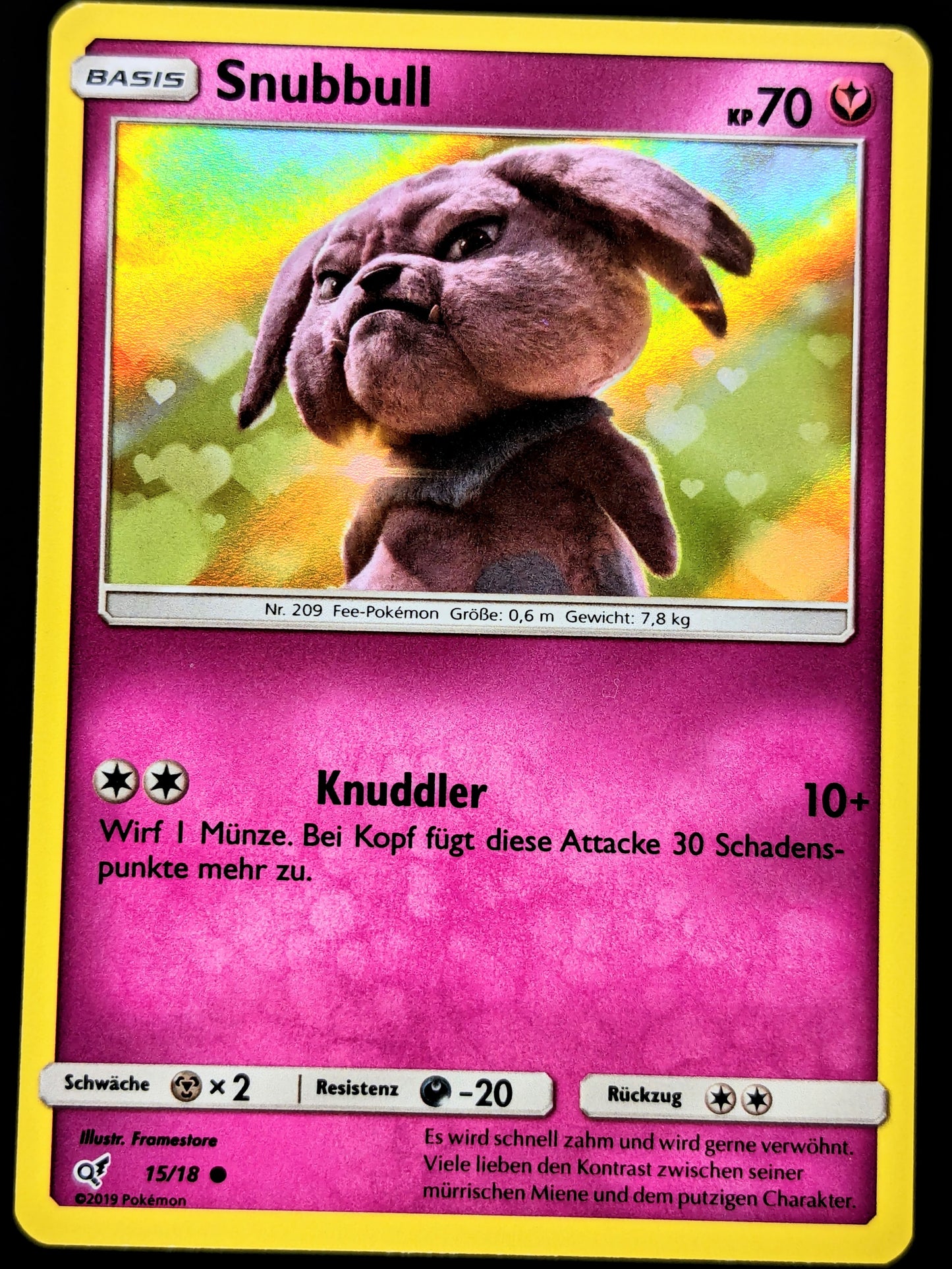 Snubbull Holo 15/18 DE