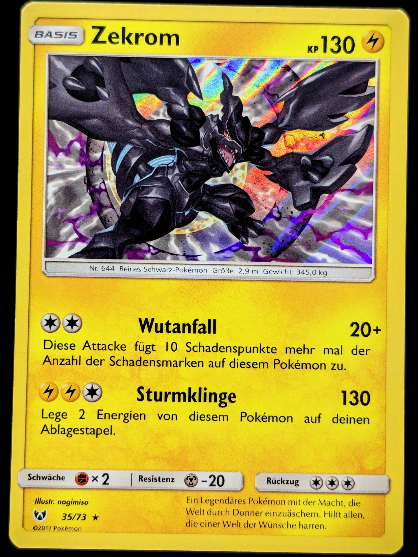 Zekrom Holo 35/73 DE