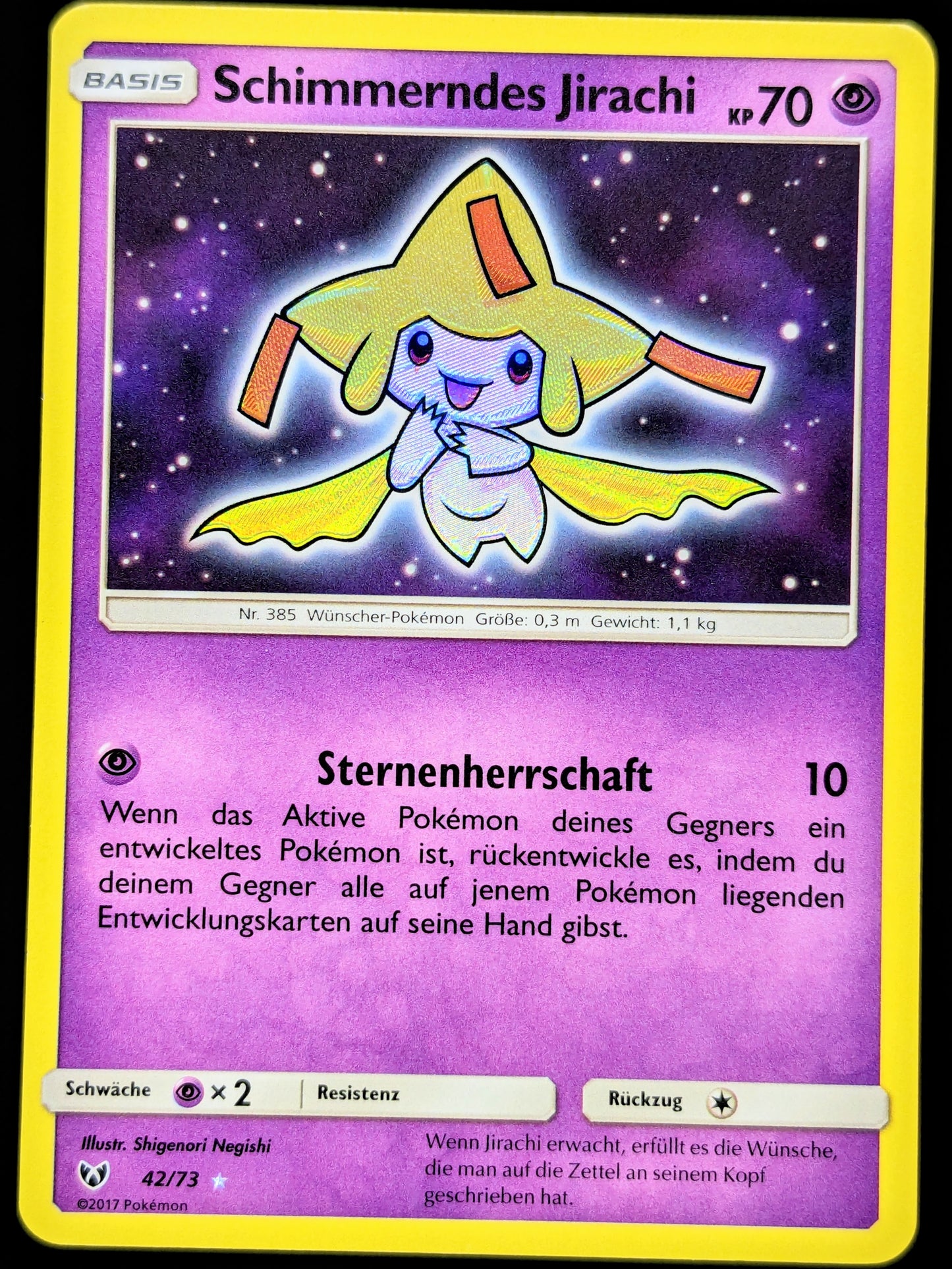 Schimmerndes Jirachi 42/73 DE