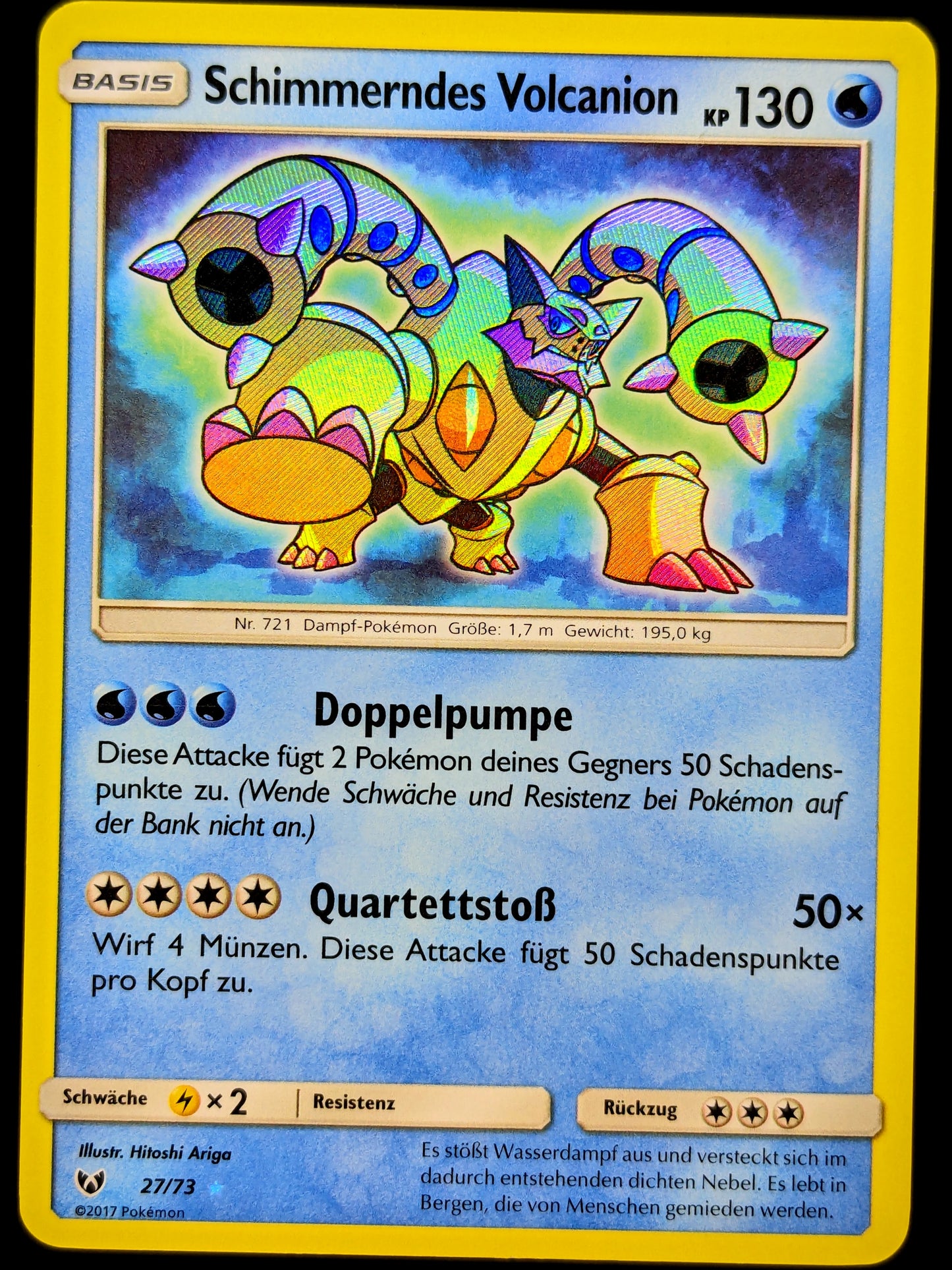 Schimmerndes Volcanion 27/73 DE