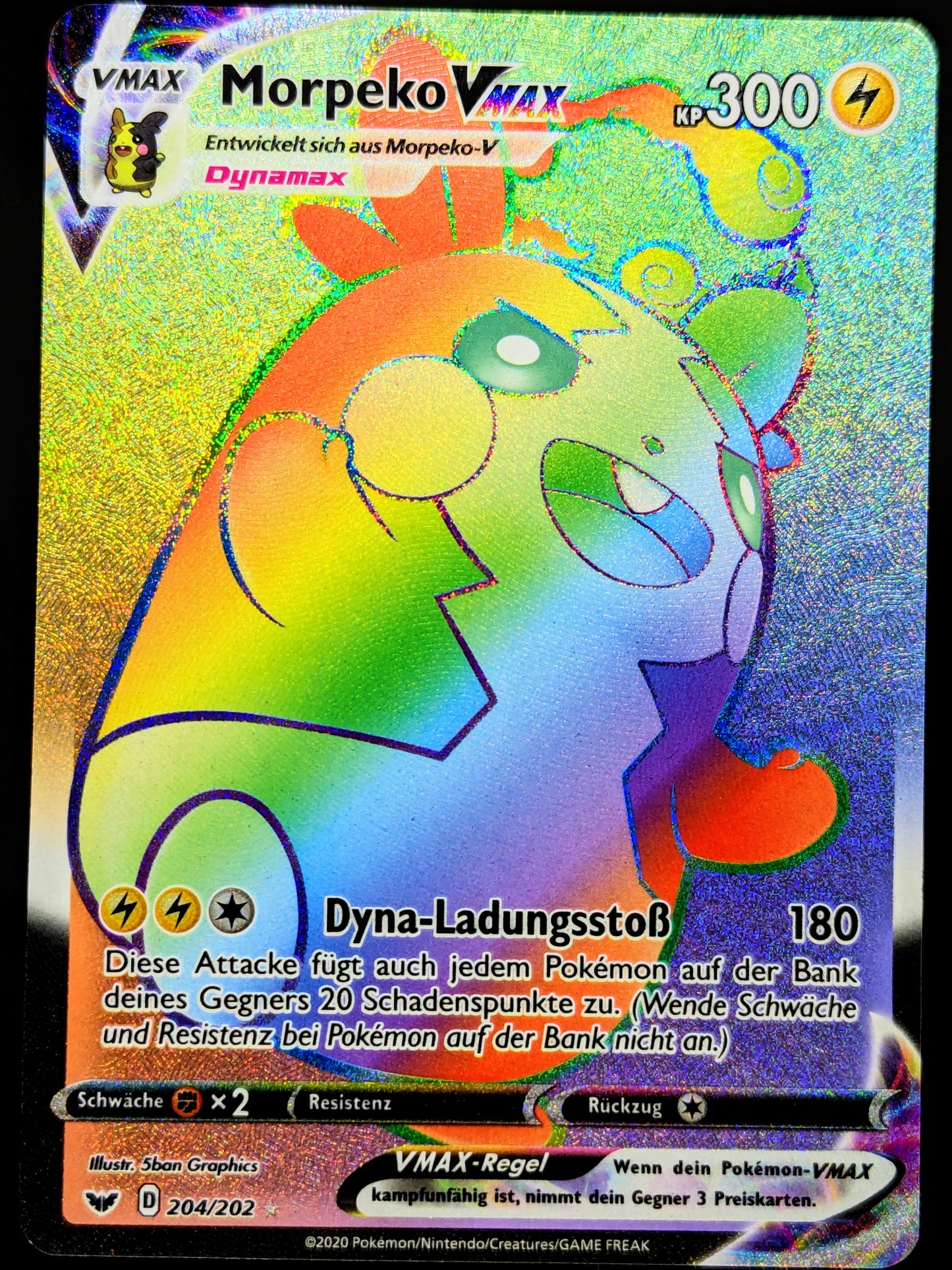 Morpeko VMax Rainbow 204/202 DE