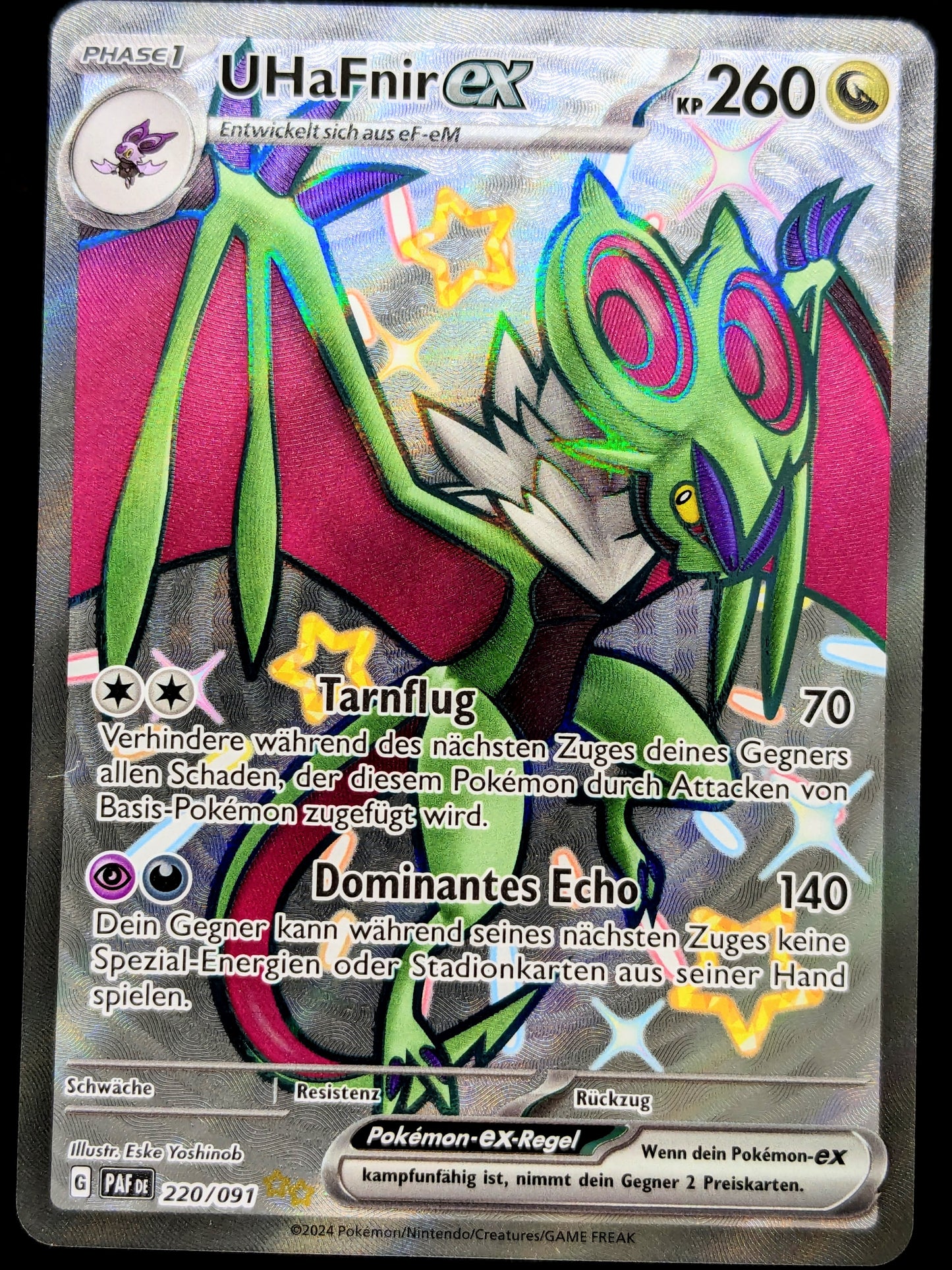 UHaFnir Ex Shiny Full Art 220/091 DE