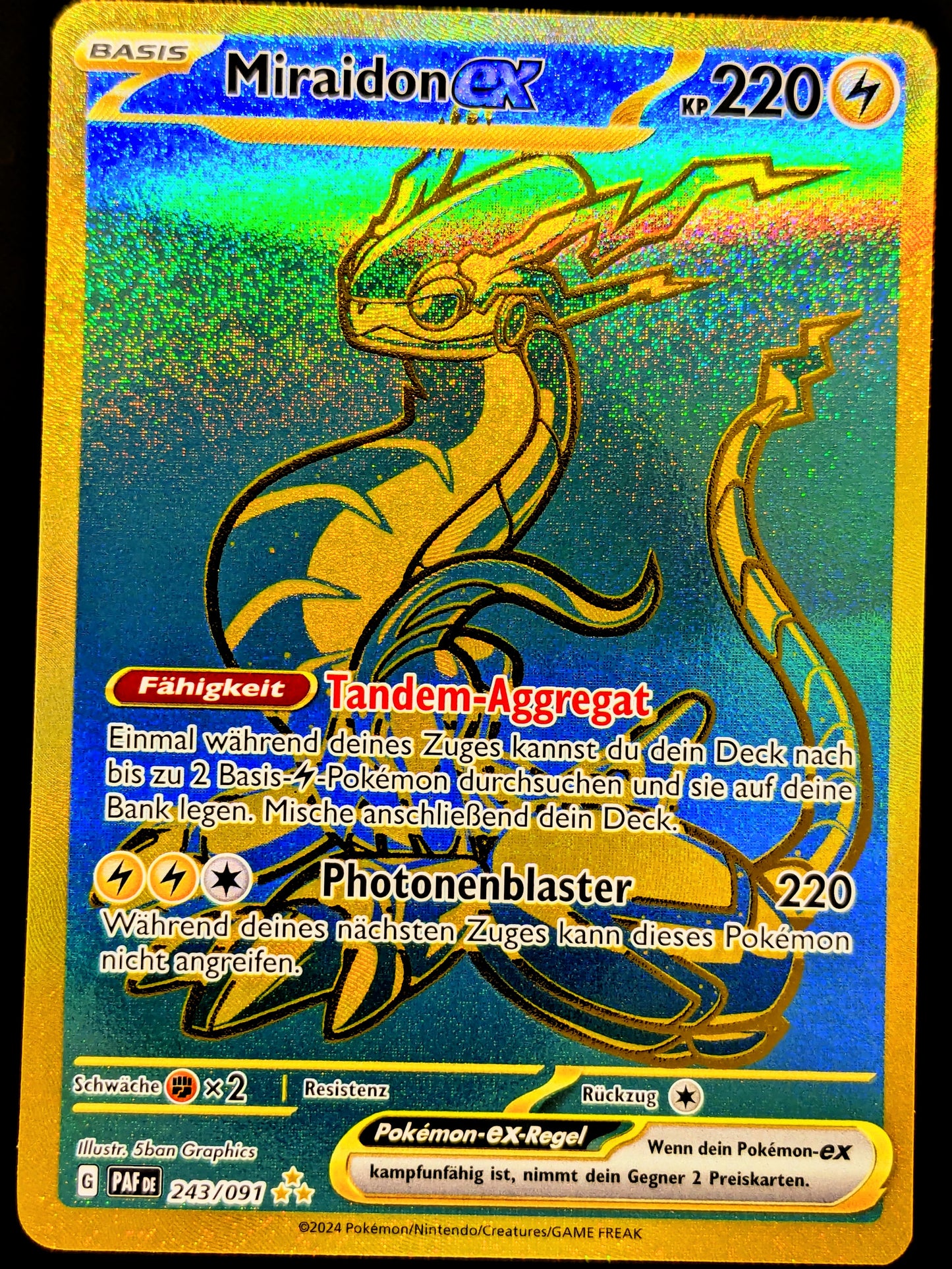 Miraidon Ex Gold 243/091 DE