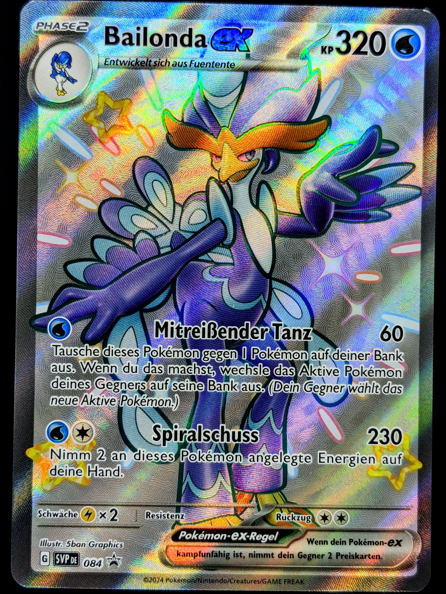 Bailonda Ex Shiny Full Art SVP084 DE