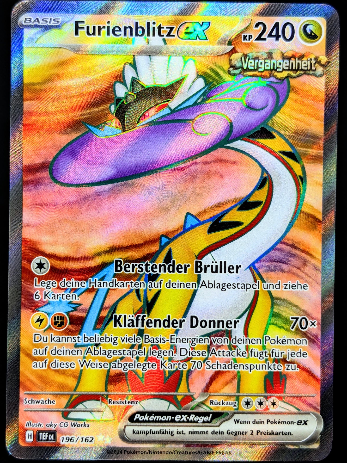 Furienblitz Ex Full Art 196/162 DE