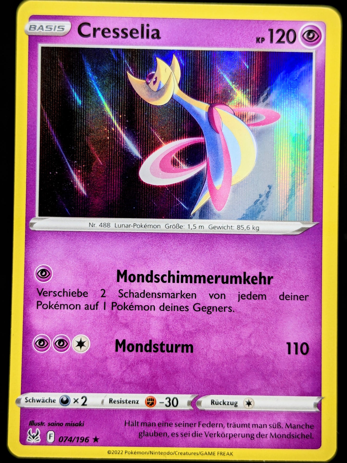 Cresselia Holo 074/196 DE