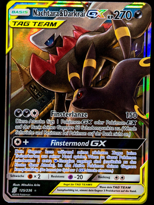 Nachtara & Darkrai GX Tag Team 125/236 DE