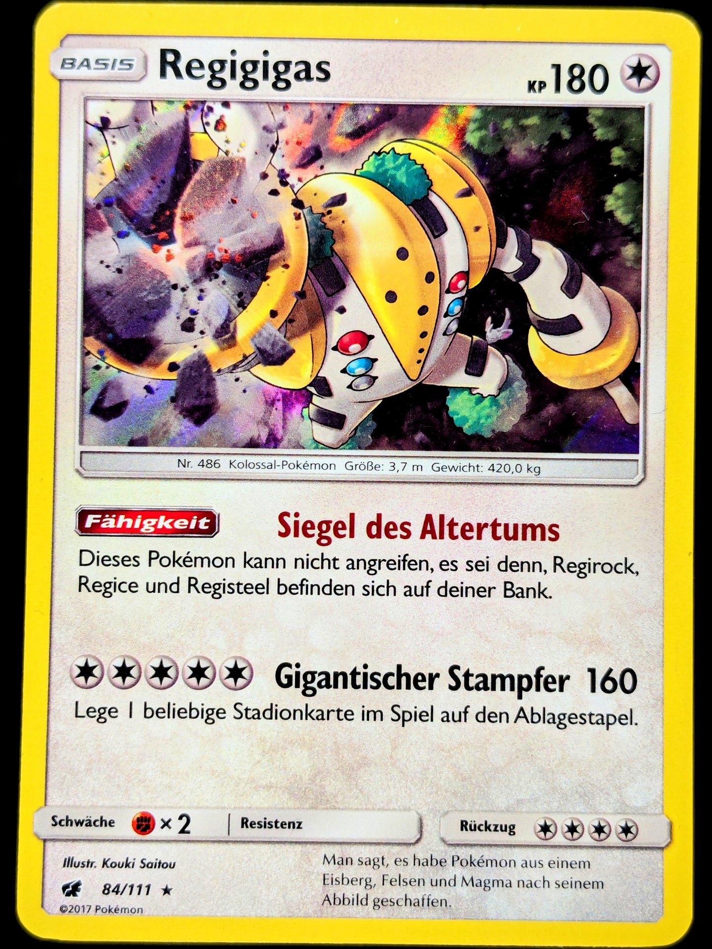 Regigigas Holo 84/111 DE