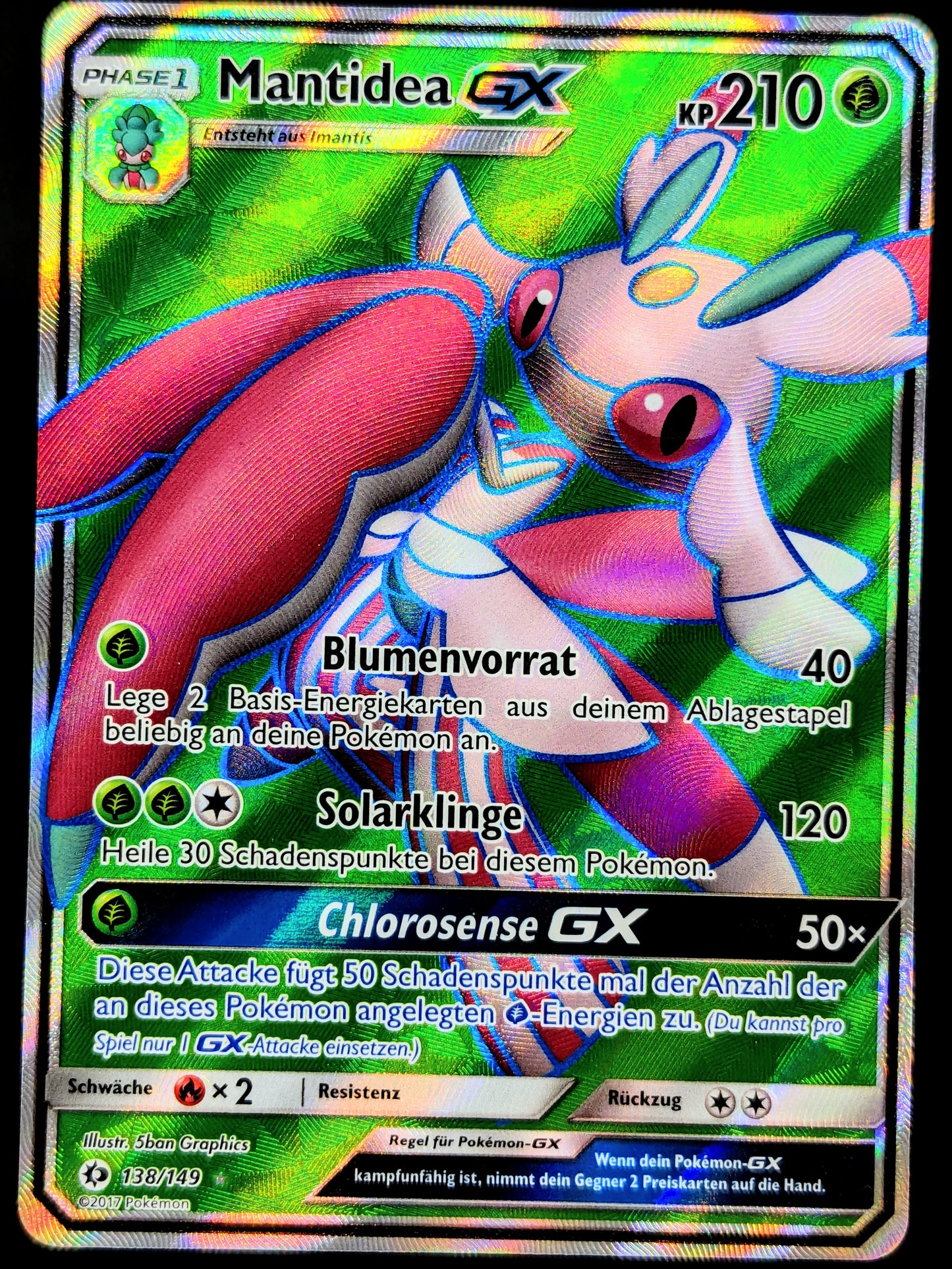 Mantidea GX Full Art 138/149 DE