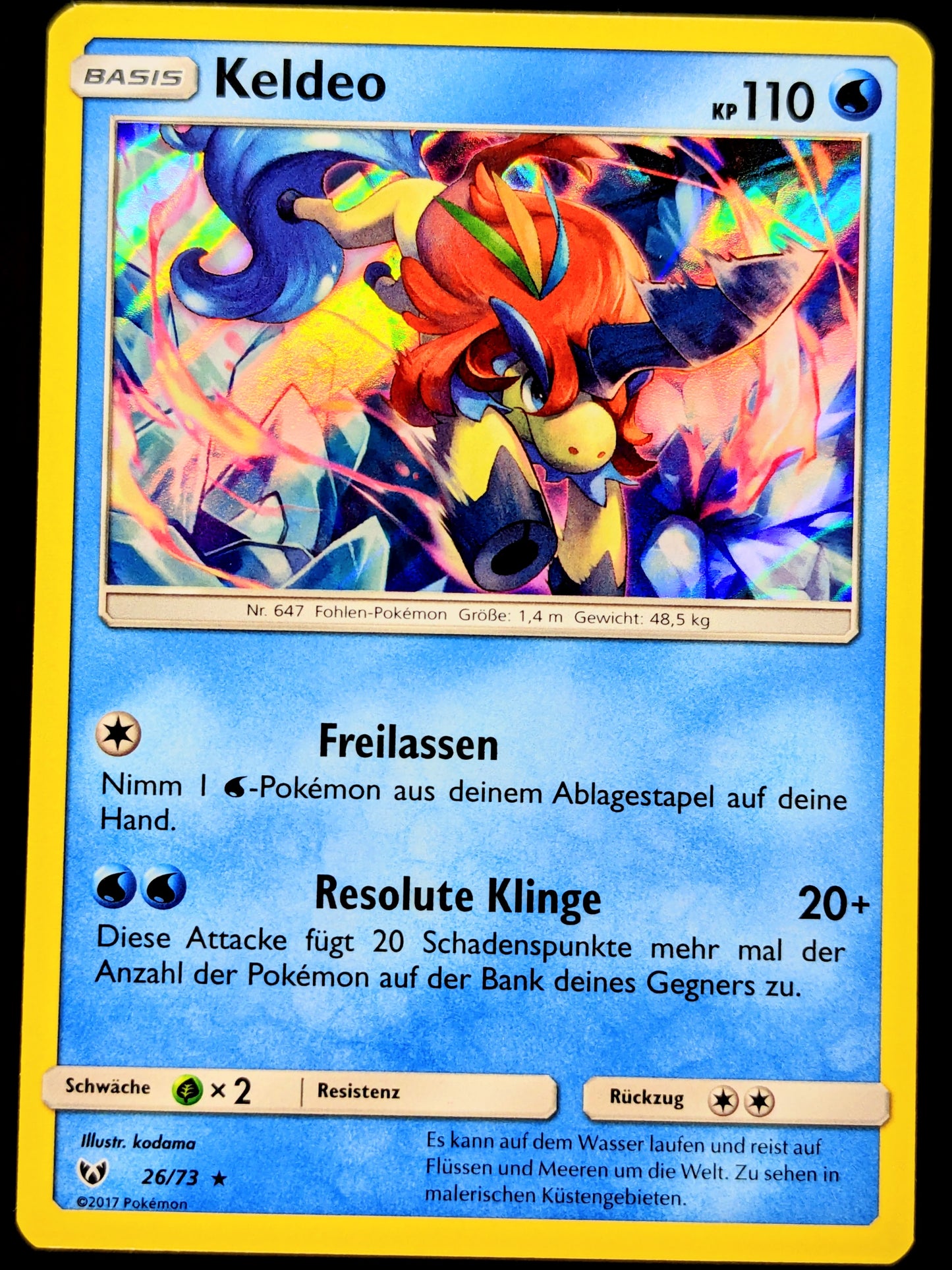 Keldeo Holo 26/73 DE