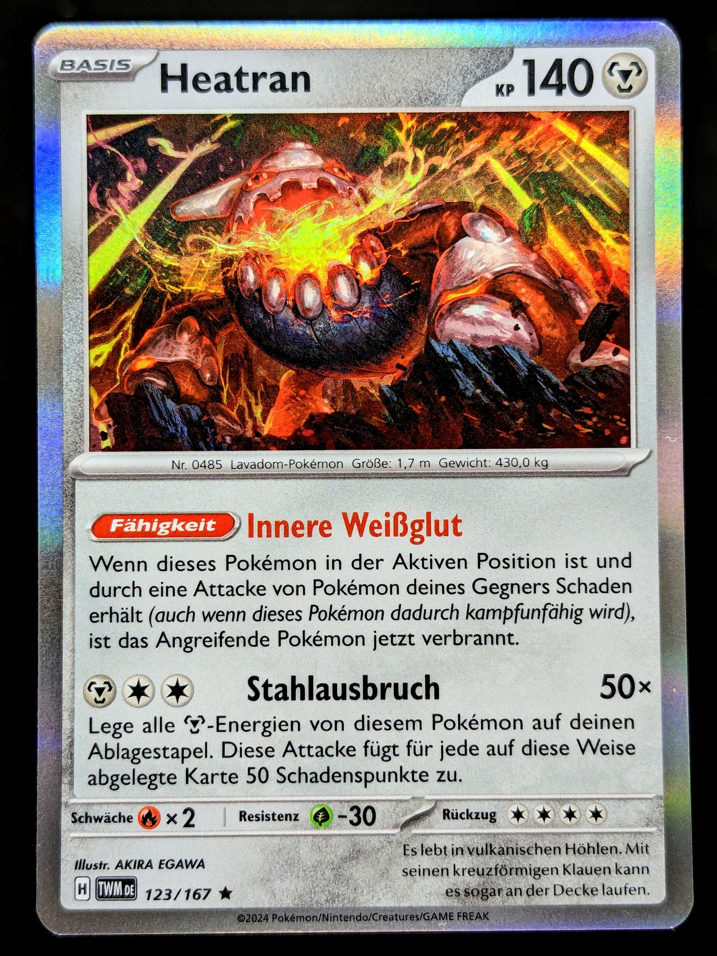 Heatran Holo 123/167 DE
