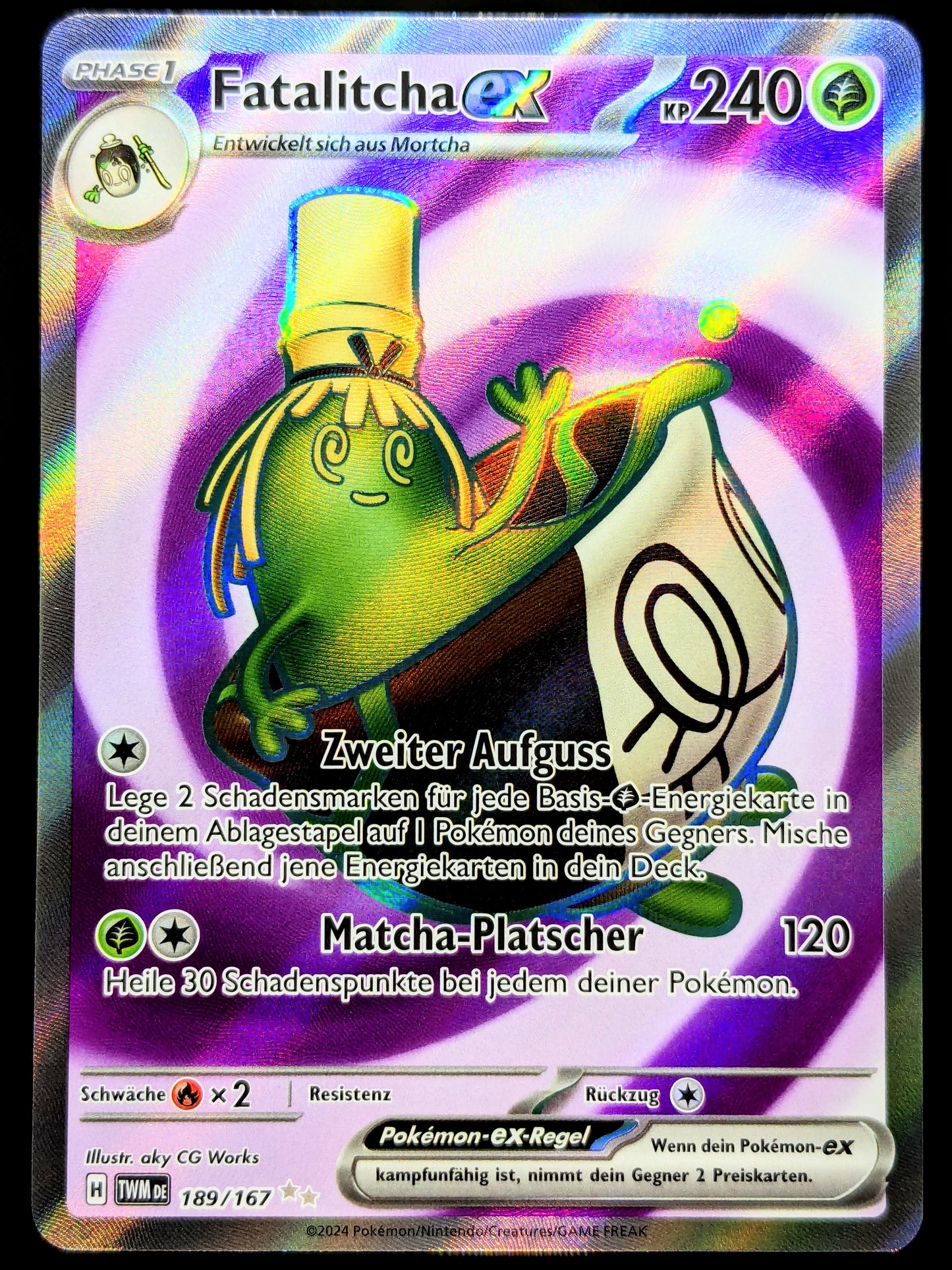 Fatalitcha Ex Full Art 189/167 DE