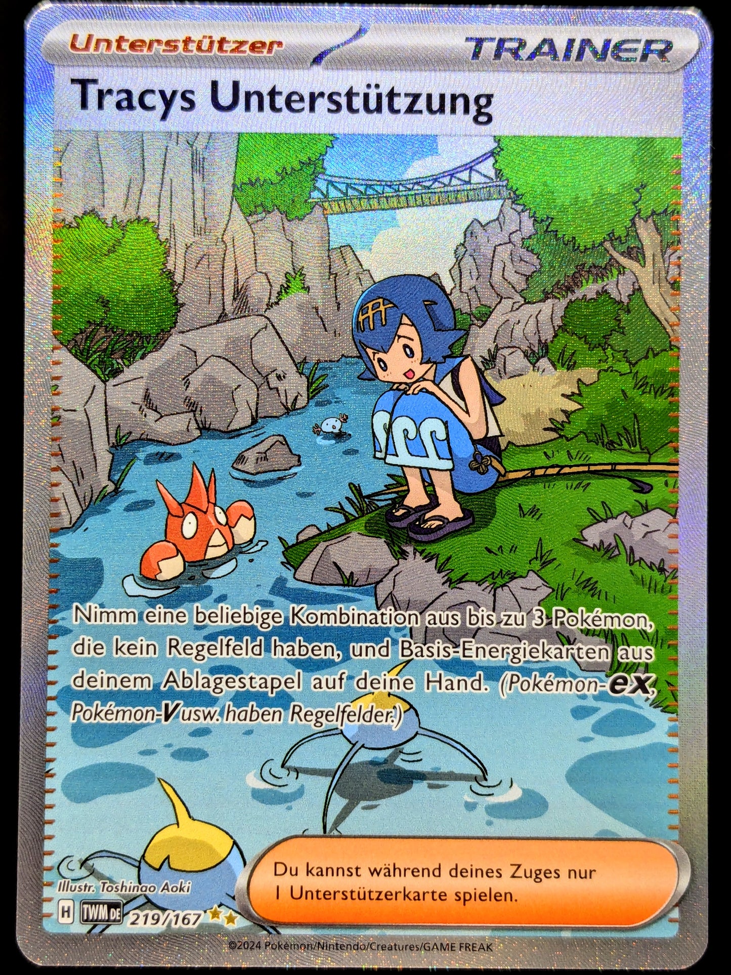 Tracys Unterstützung 219/167 Special Illustration Rare DE
