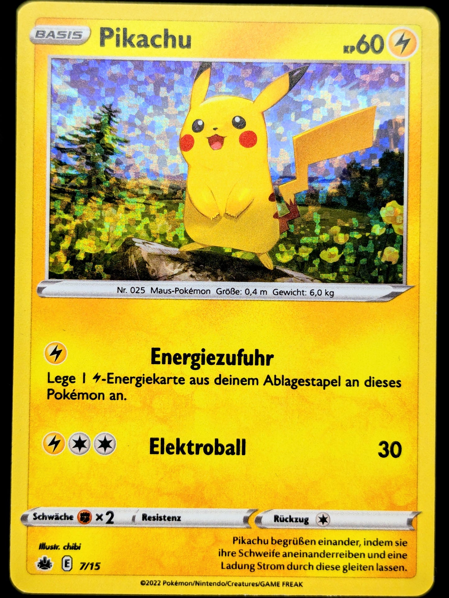Pikachu Holo 7/15 DE