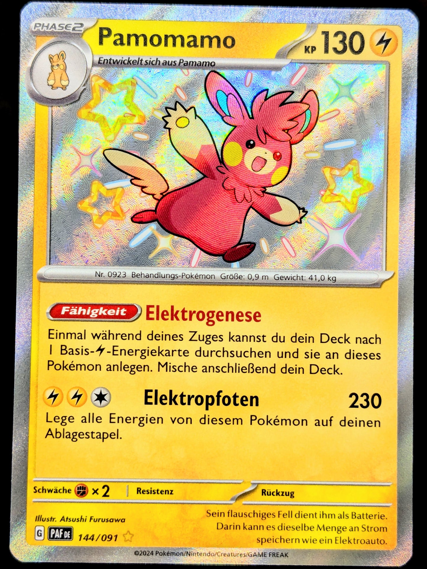 Pamomamo Shiny 144/091 DE