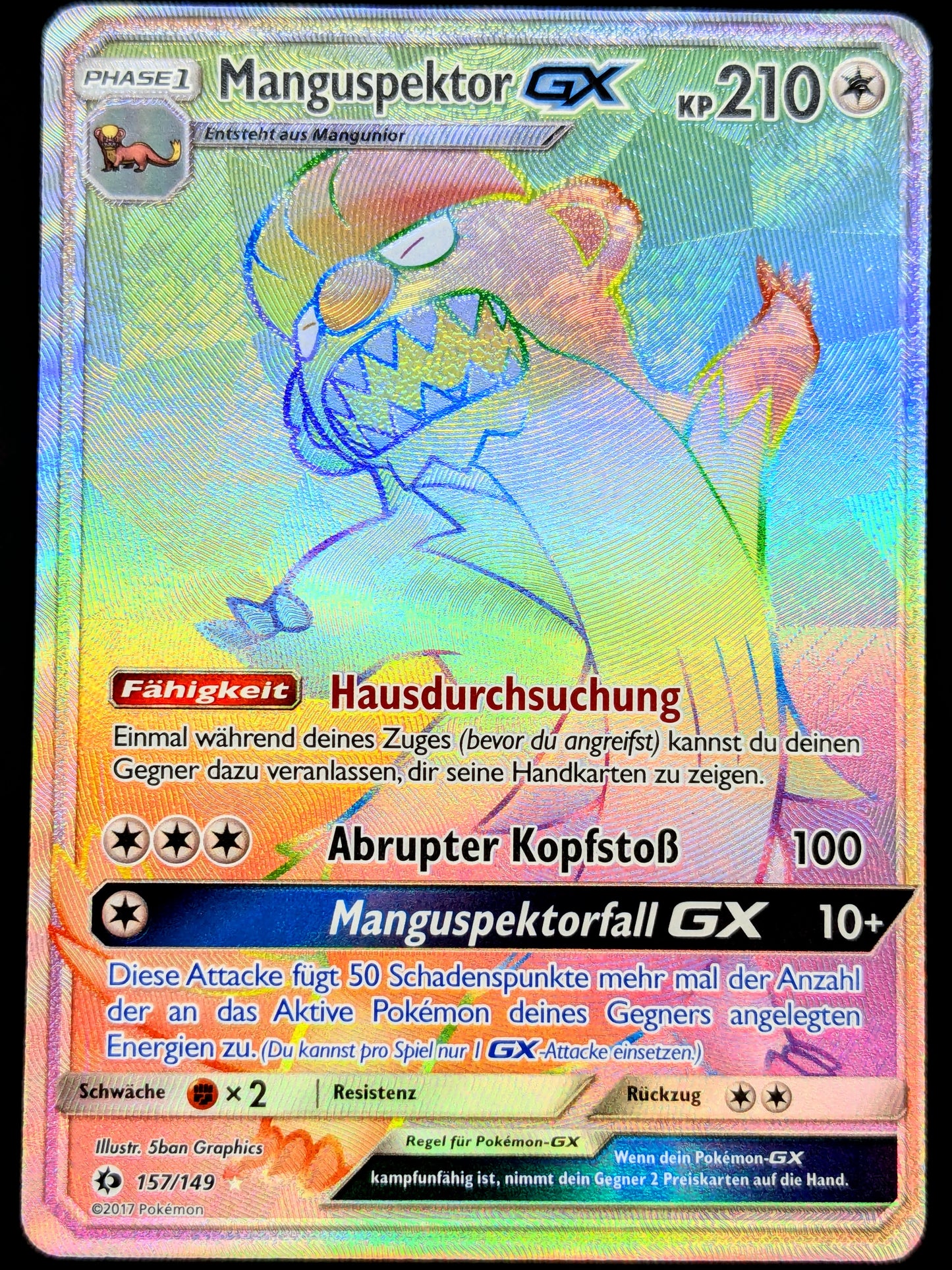 Manguspektor GX Rainbow 157/149 DE