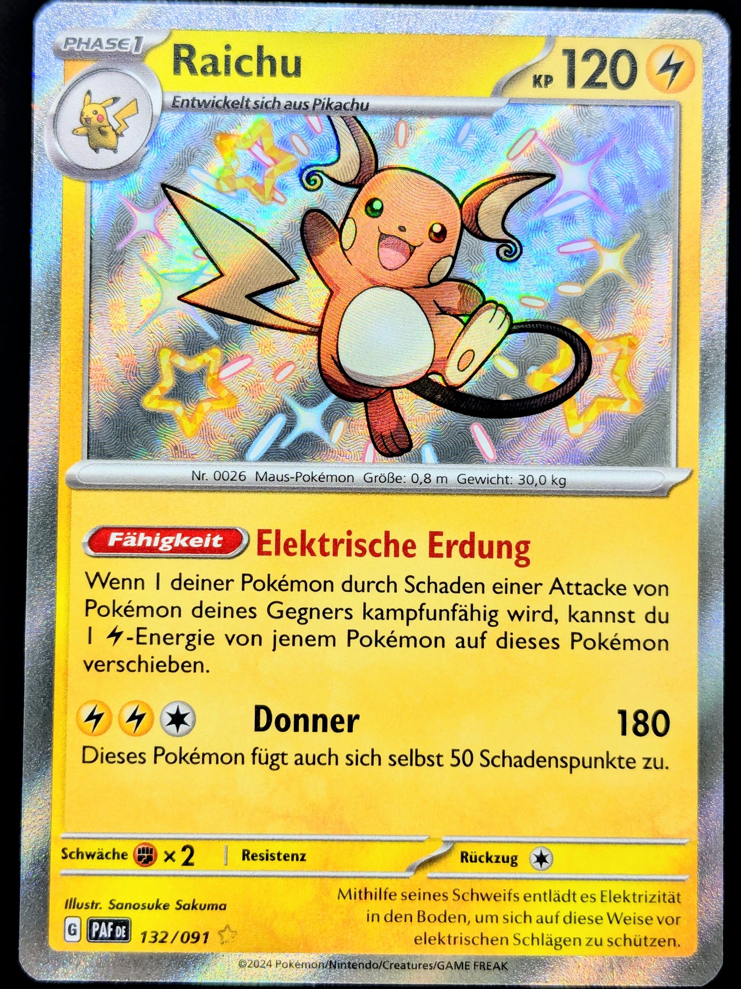 Raichu Shiny 132/091 DE
