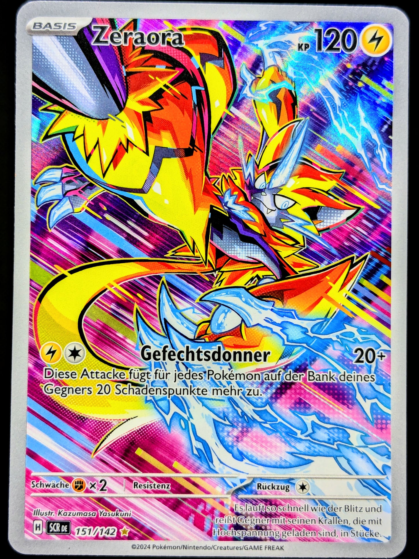 Zeraora 151/142 Illustration Rare DE