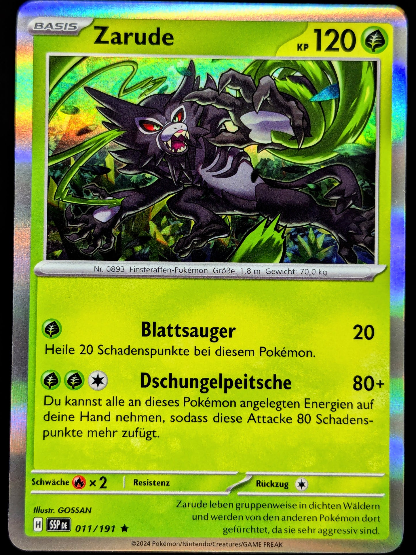 Zarude Holo 011/191 DE