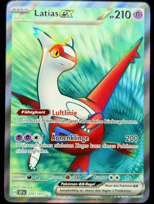 Latias Ex Full Art 220/191 DE
