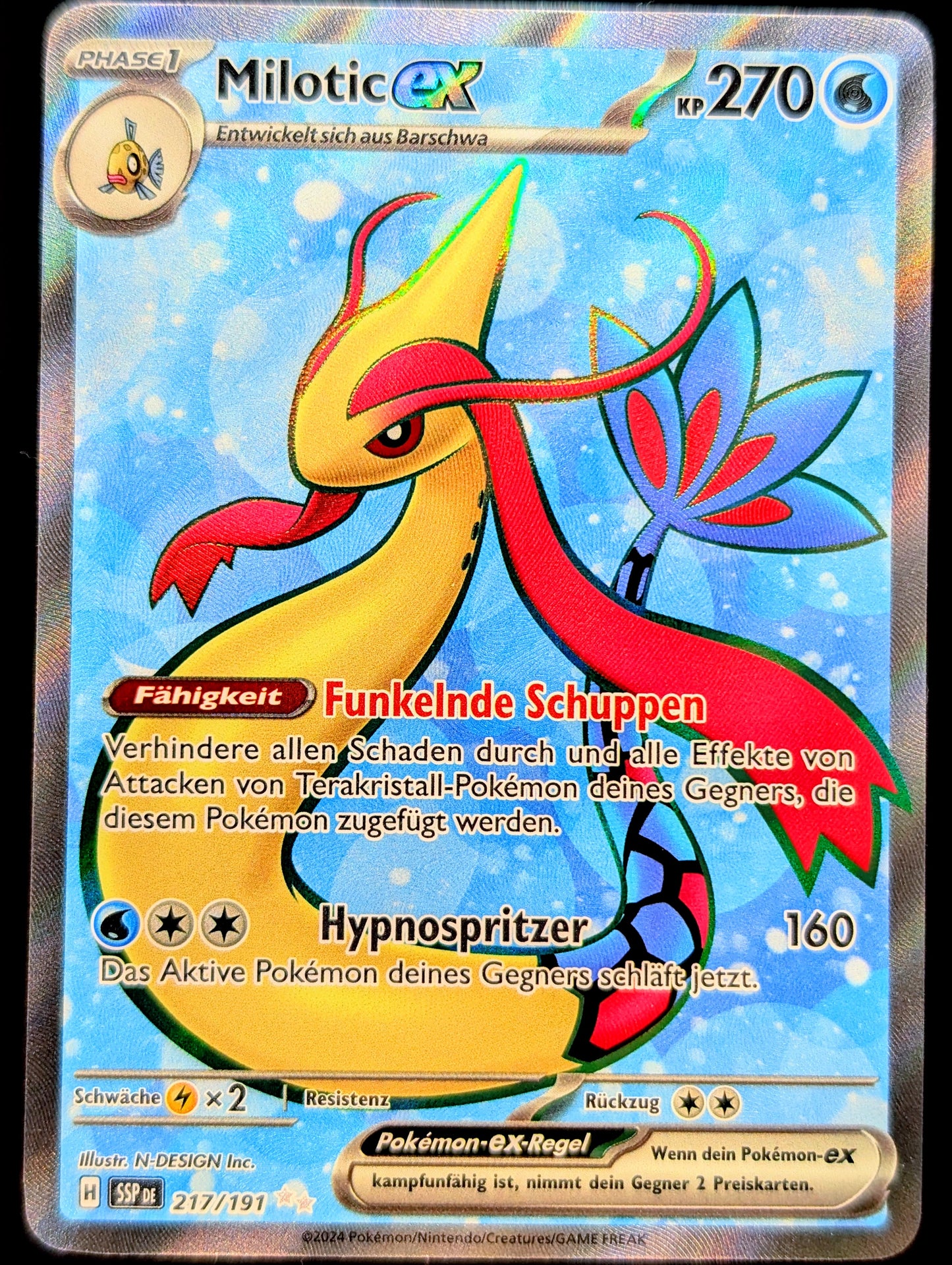 Milotic Ex Full Art 217/191 DE