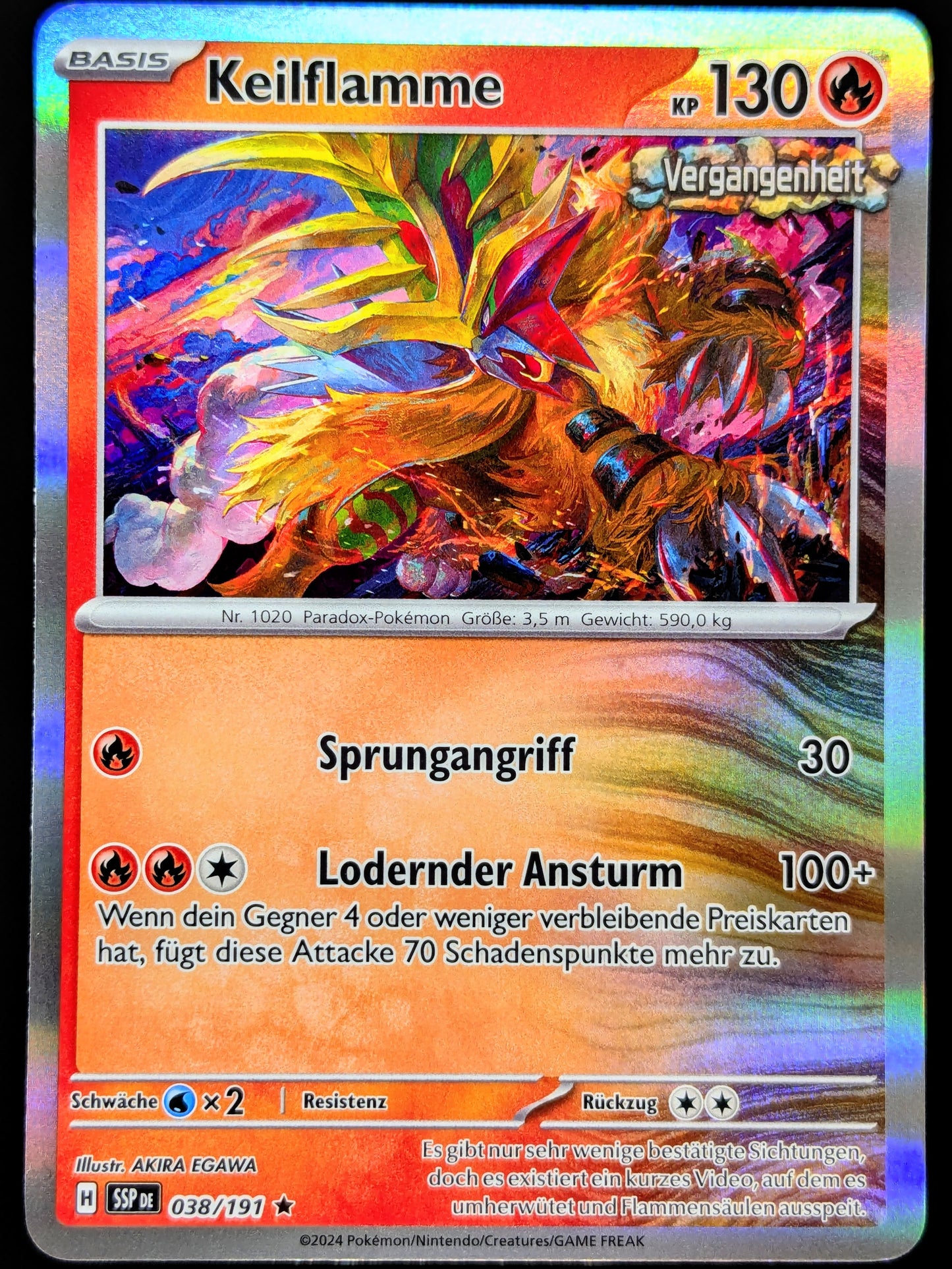 Keilflamme Holo 038/191 DE